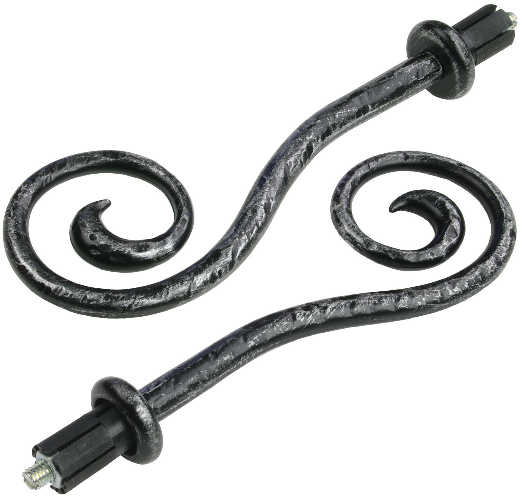 Liedeco Gardinenstange »Esp Spirale«, 2 läufig-läufig, Fixmass, 2-läufig im Fixmass Ø 16 mm