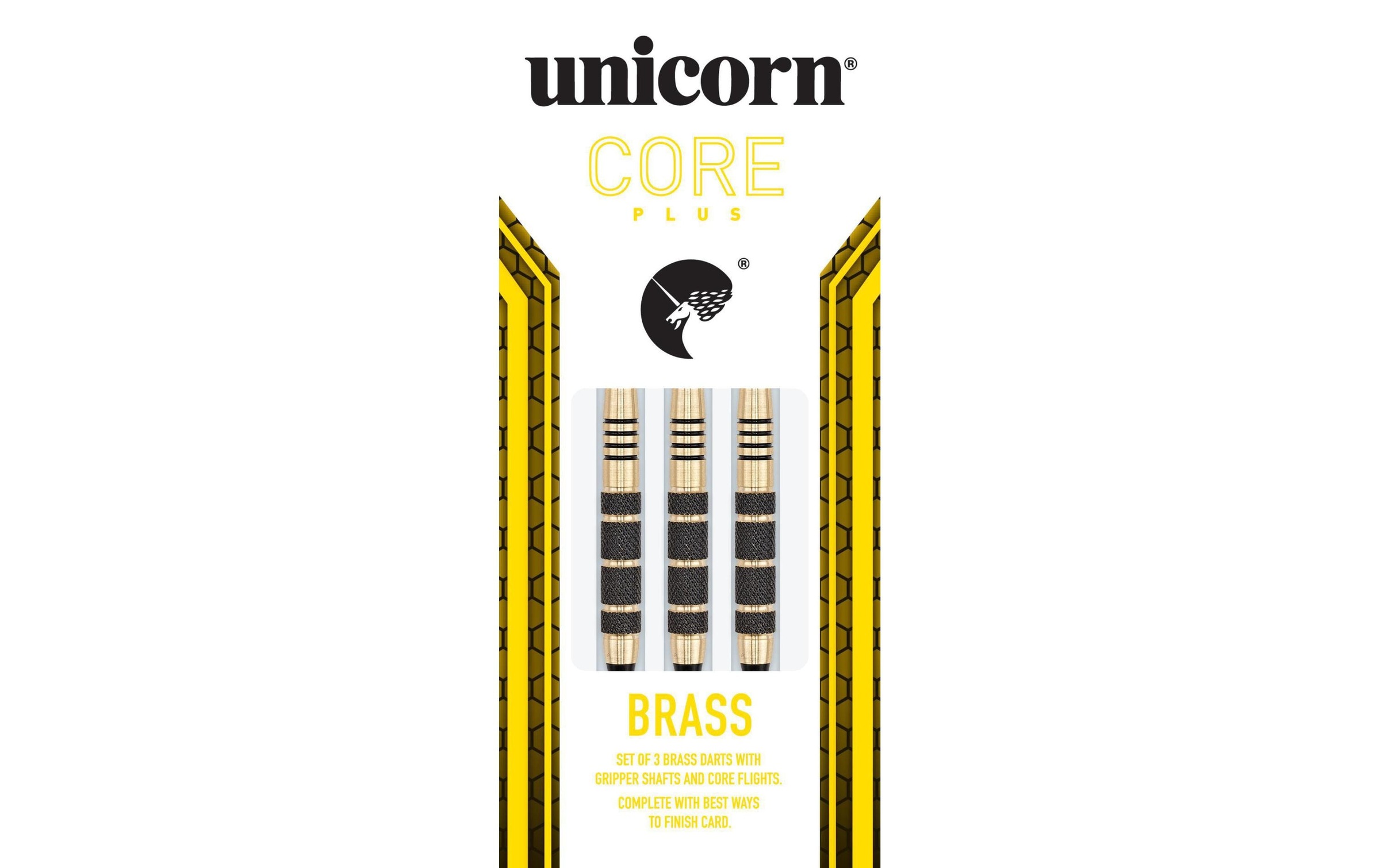 unicorn Dartpfeil »S/T Core Plus«, (3 St.)