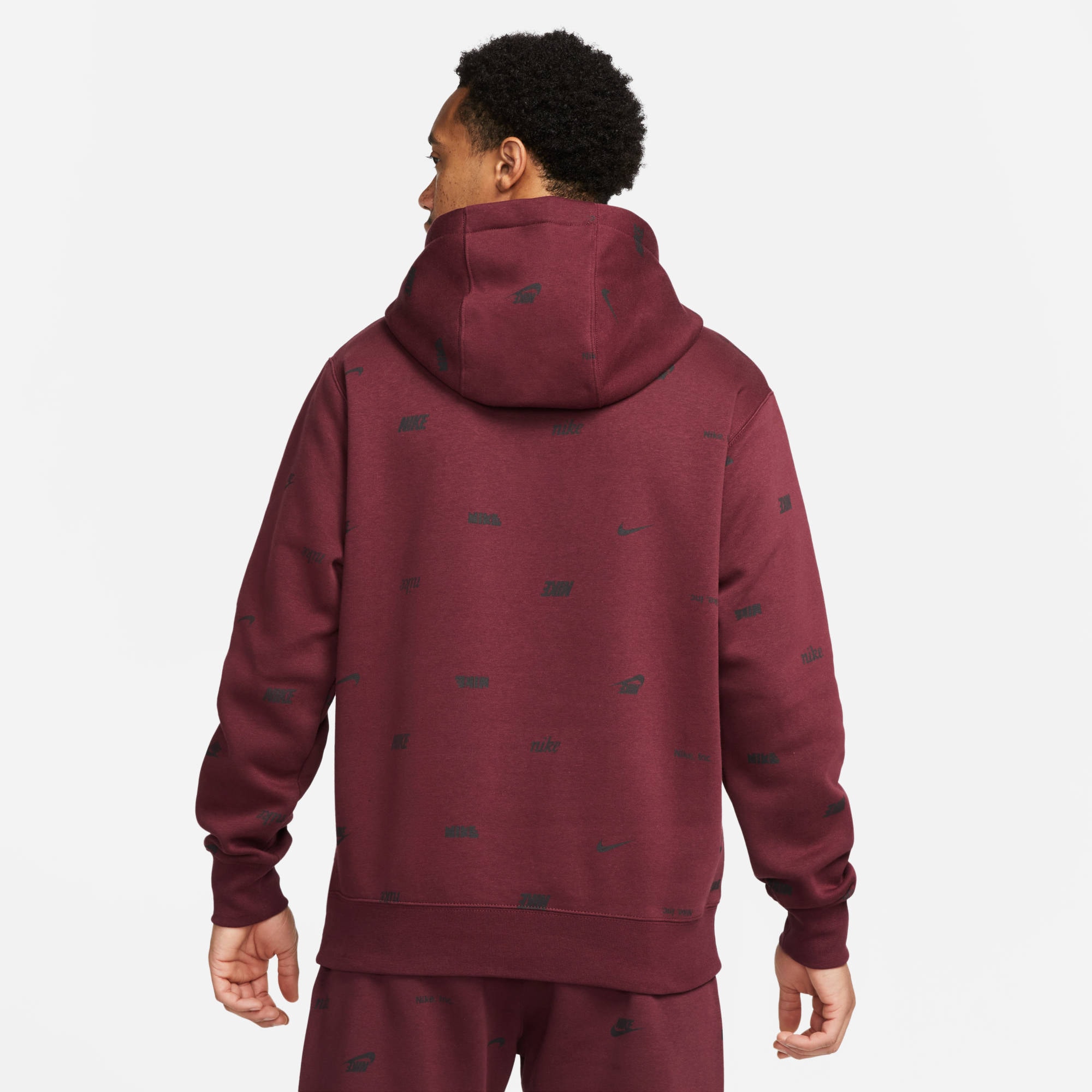 Nike Sportswear Kapuzensweatshirt »CLUB FLEECE+ MEN'S ALLOVER PRINT PULLOVER HOODIE«
