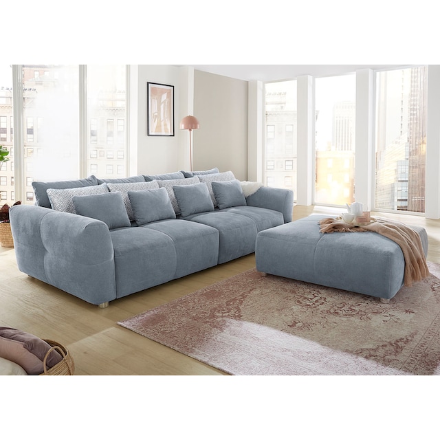 ❤ INOSIGN Big-Sofa, mit Federkernpolsterung für kuscheligen, angenehmen  Sitzkomfort im trendigen Design ordern im Jelmoli-Online Shop