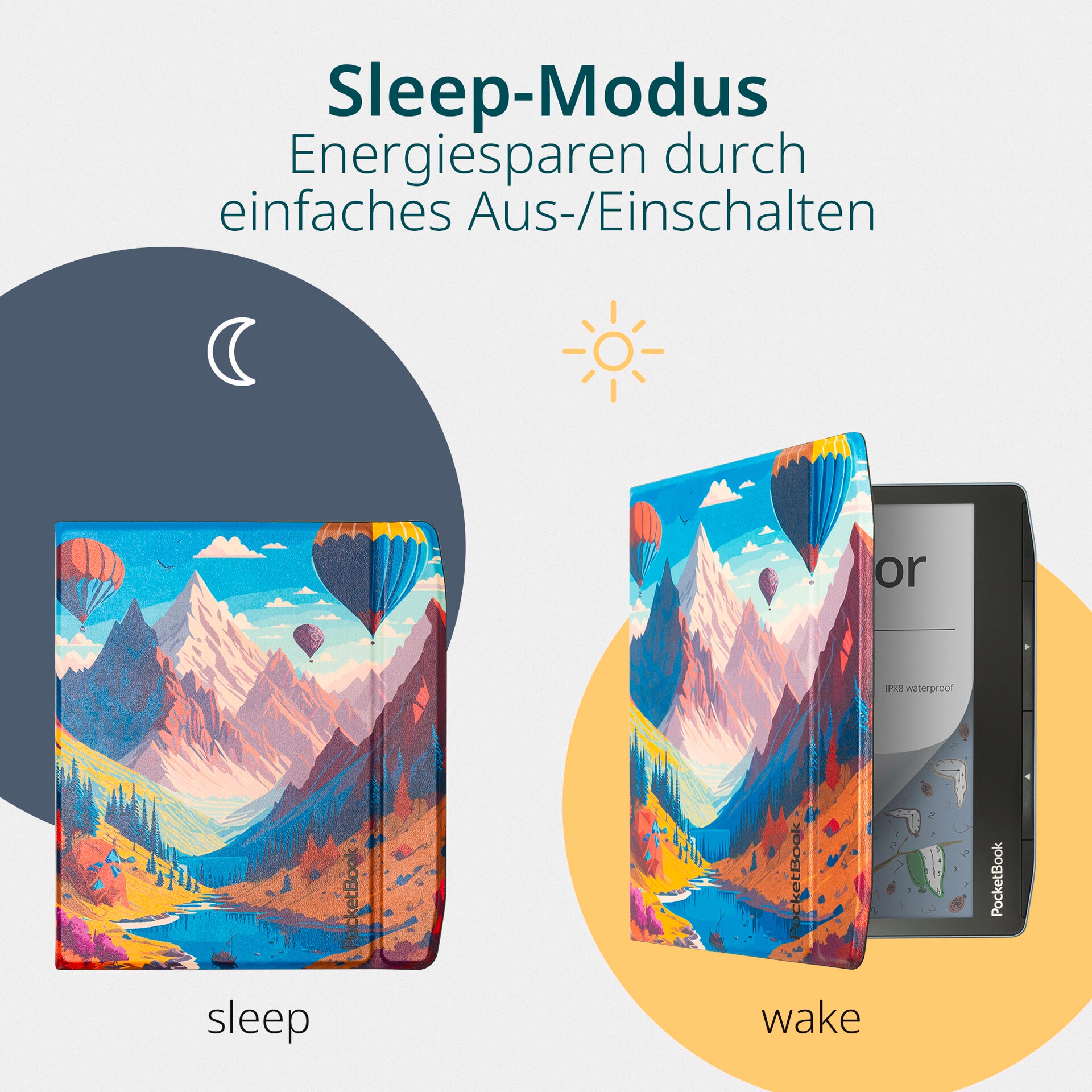 PocketBook E-Reader-Hülle »Flip Cover für PocketBook Era und Era Color«, PocketBook Era-PocketBook Era Color, Backcover, Schutzhülle, Bookcover, Case, Schutzcase, stossfest