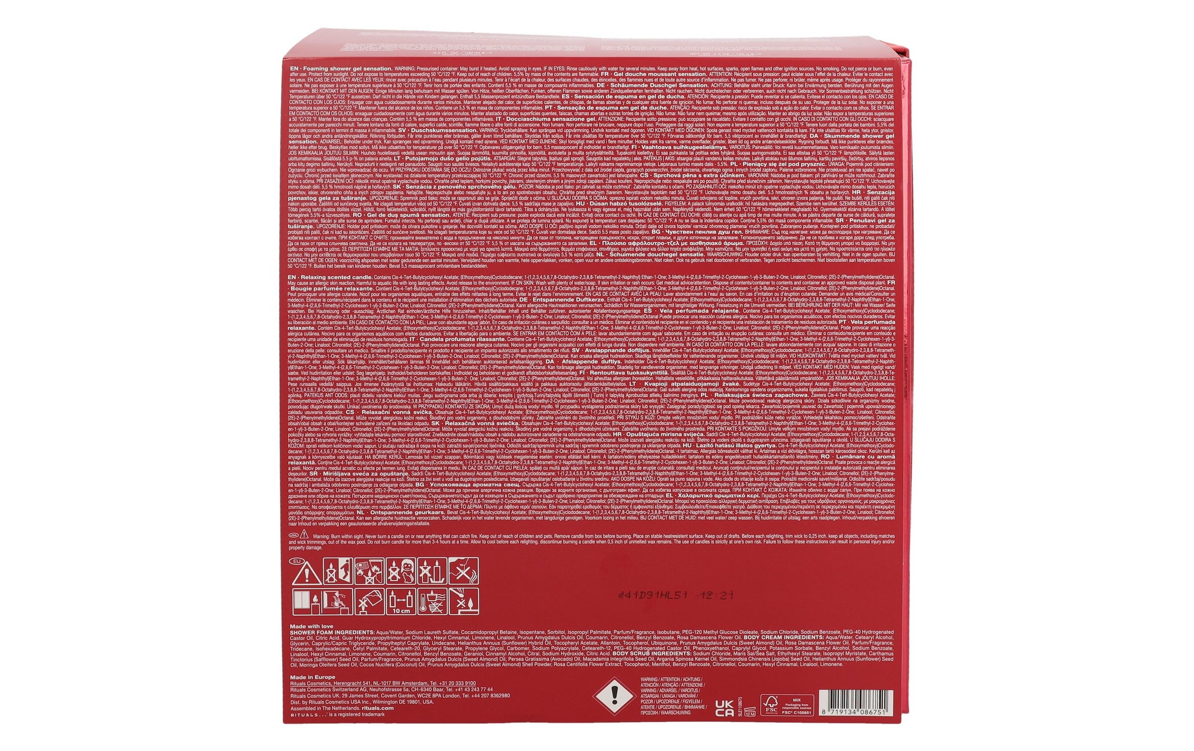 Rituals Pflege-Set »Ayurveda Set 4-teilig«, (4 tlg.)