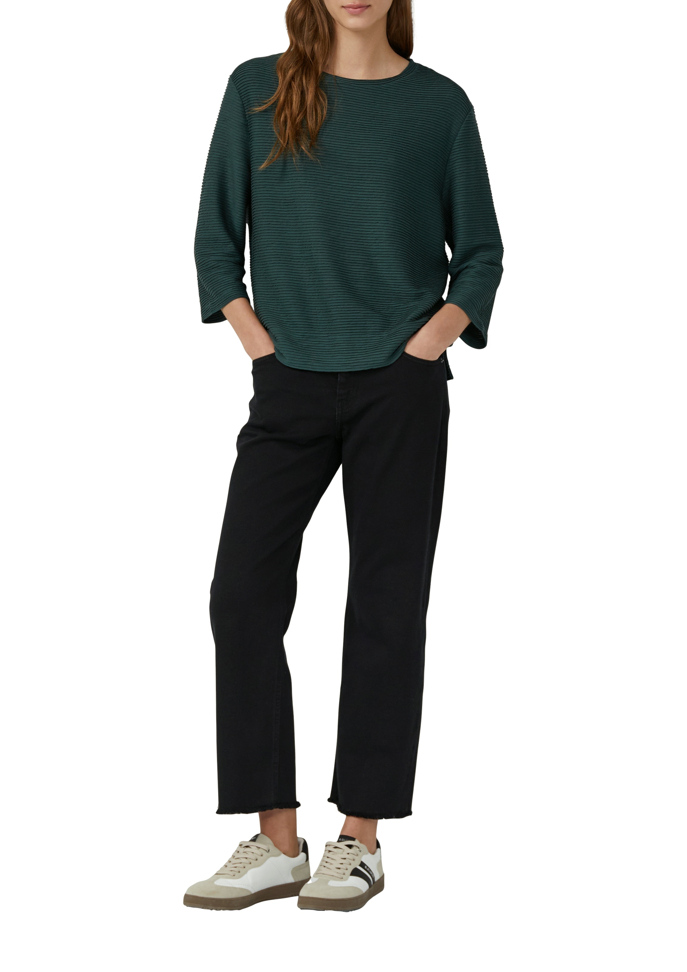 s.Oliver Sweater, mit Streifen Muster