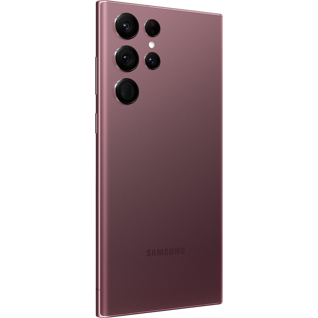 Samsung Smartphone »Galaxy S22 Ultra«, Burgundy, 17,3 cm/6,8 Zoll, 256 GB Speicherplatz, 108 MP Kamera