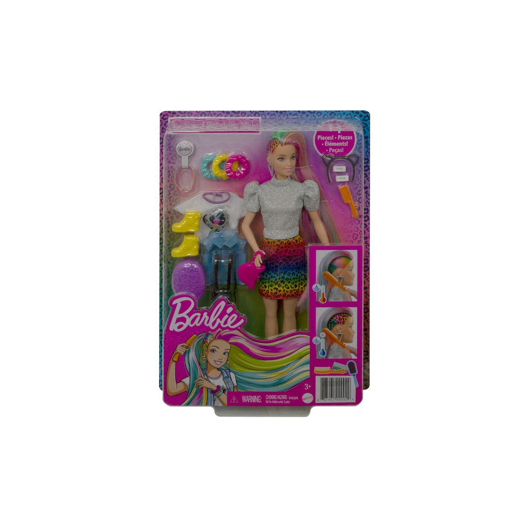 Barbie Anziehpuppe »Leoparden Regenbogen-H«