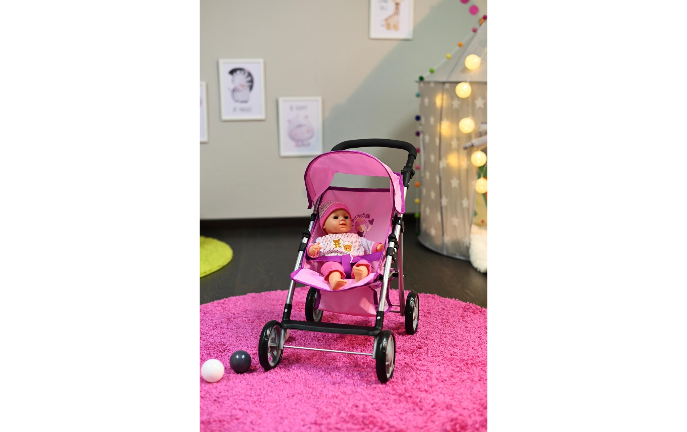 Knorrtoys® Puppenbuggy »Liba Princess Pink«