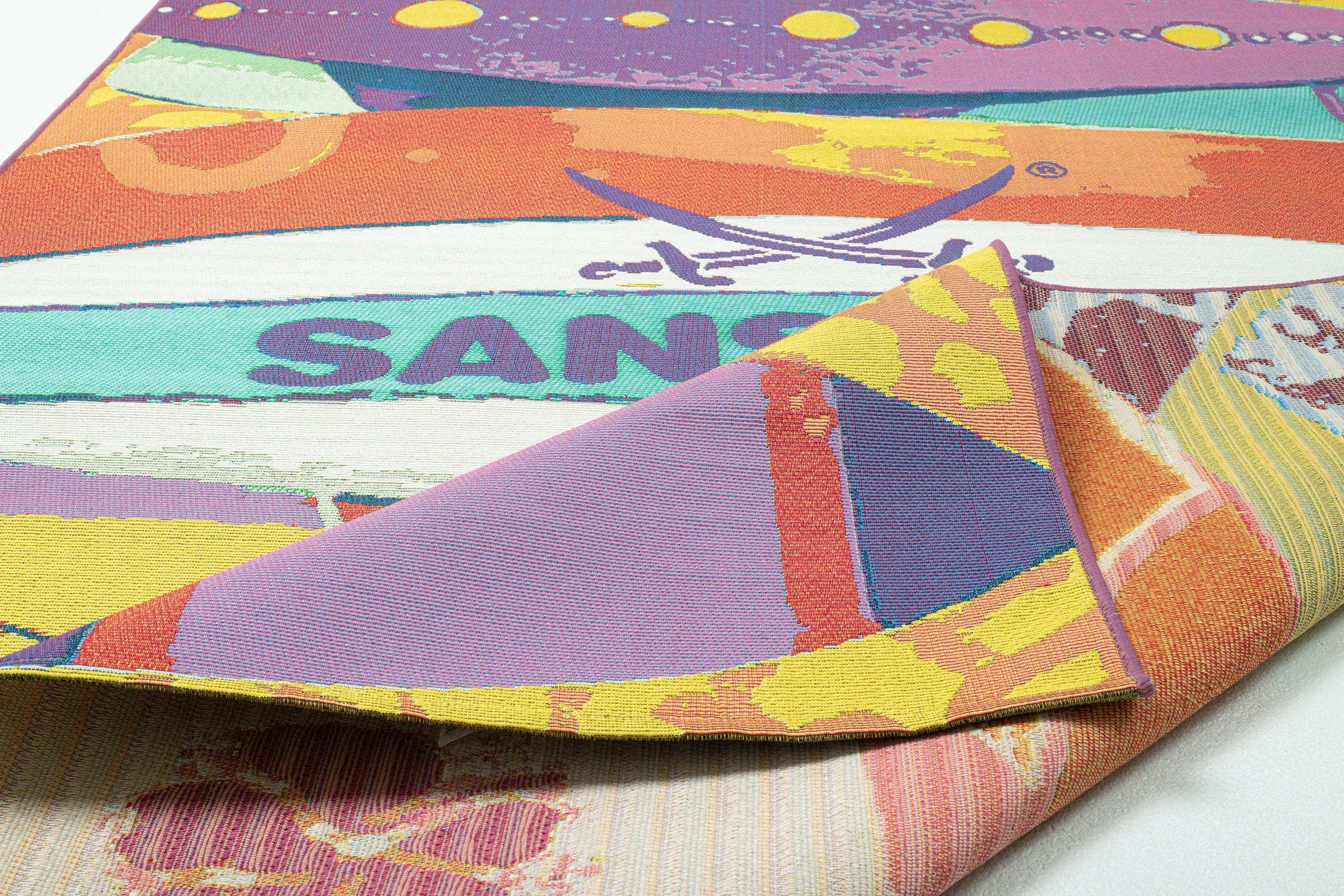 Sansibar Teppich »Rantum Beach SA-020«, rechteckig, Flachgewebe, modernes  Design, Motiv Surfbretter, Outdoor geeignet online bestellen |  Jelmoli-Versand