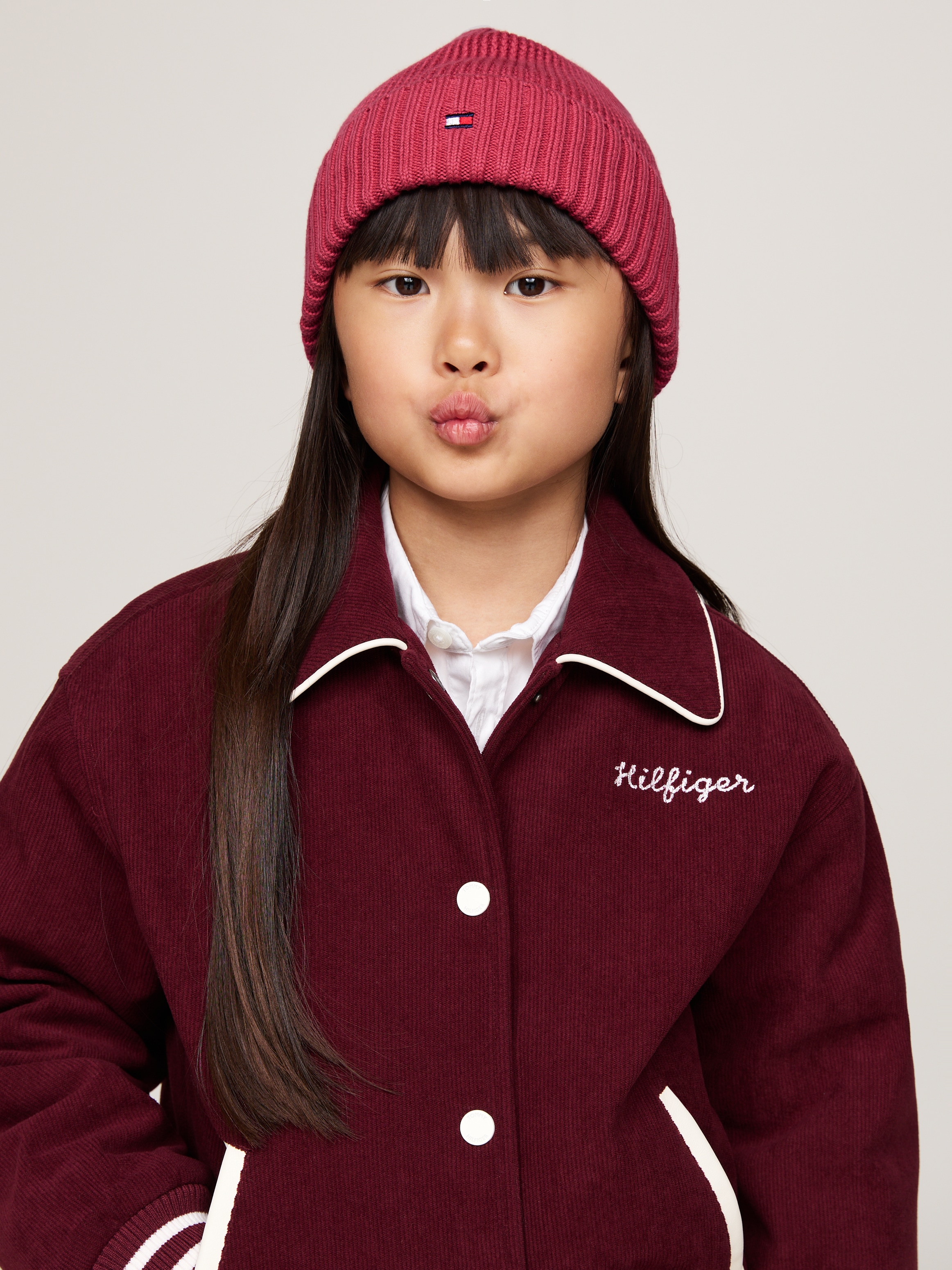 Tommy Hilfiger Beanie »SMALL FLAG BEANIE«, Kinder Kids Junior MiniMe
