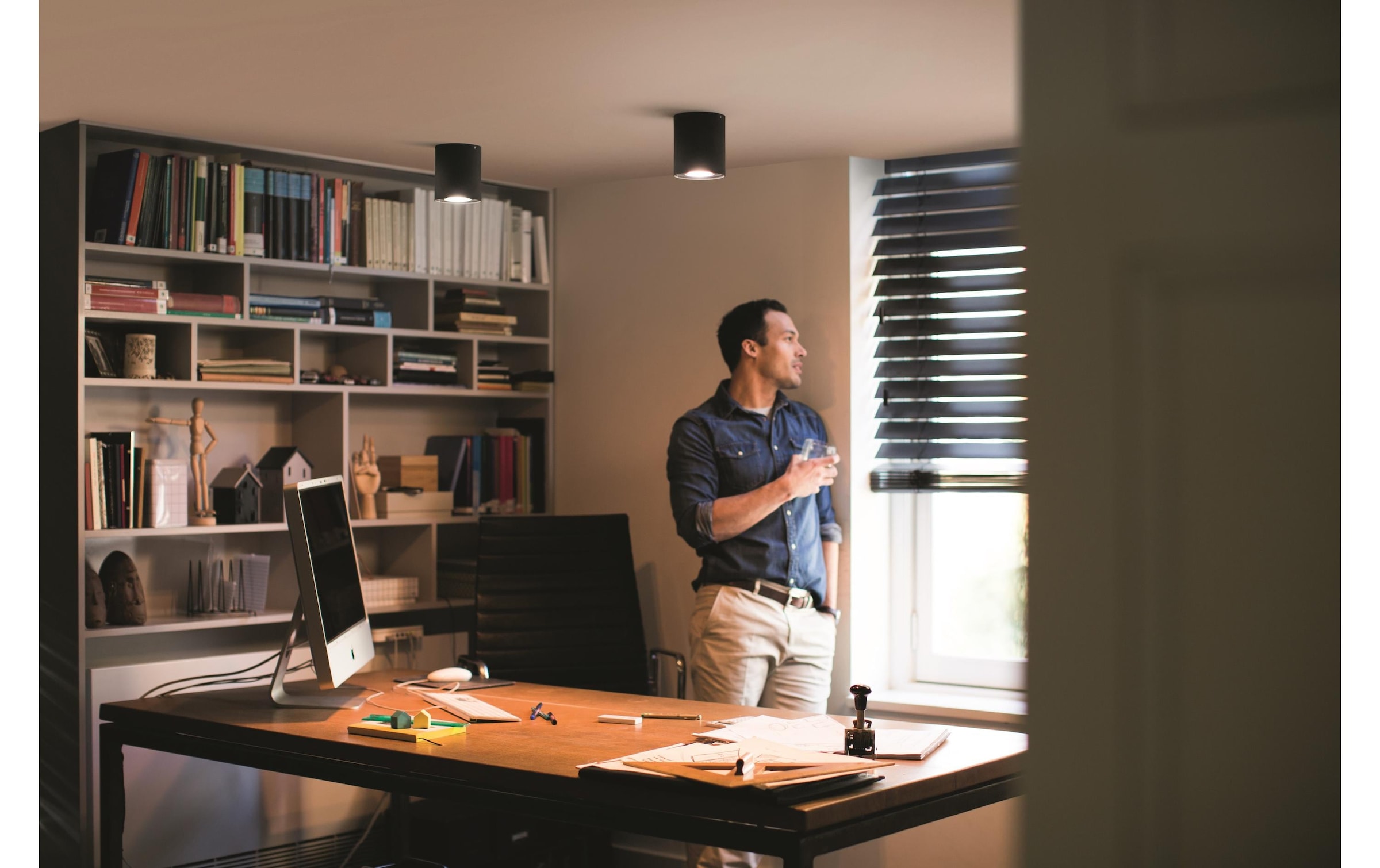 Philips Hue LED Deckenleuchte »Pillar erw. GU10«
