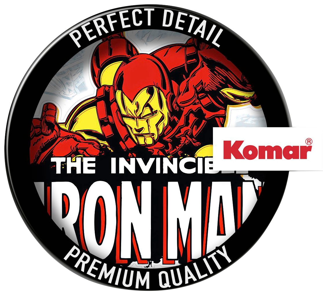 Komar Wandtattoo »Iron Man Comic Classic - Grösse 50 x 70 cm«, (1 St.), selbstklebend, Wandsticker, Kinderzimmer