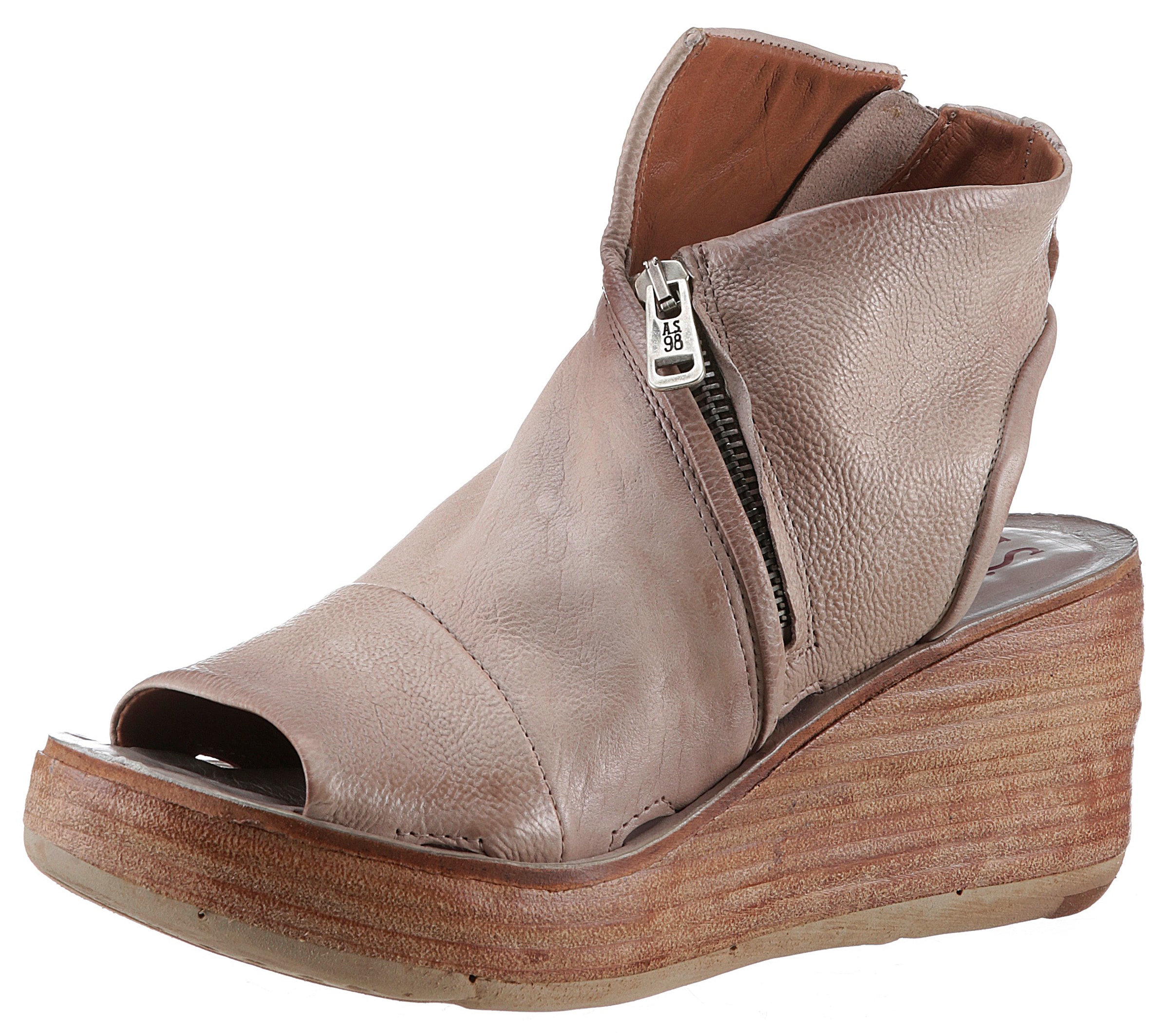 Schaftsandalette »CALVADOS«, Sommerschuh, Sandalette, Keilabsatz, mit zwei...