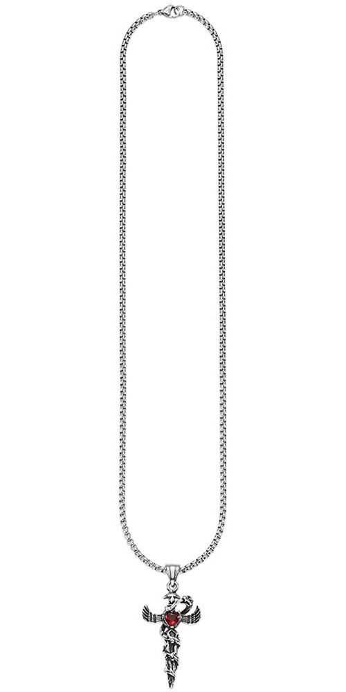 Bruno Banani Kette mit Anhänger "Schmuck" mit Glasstein