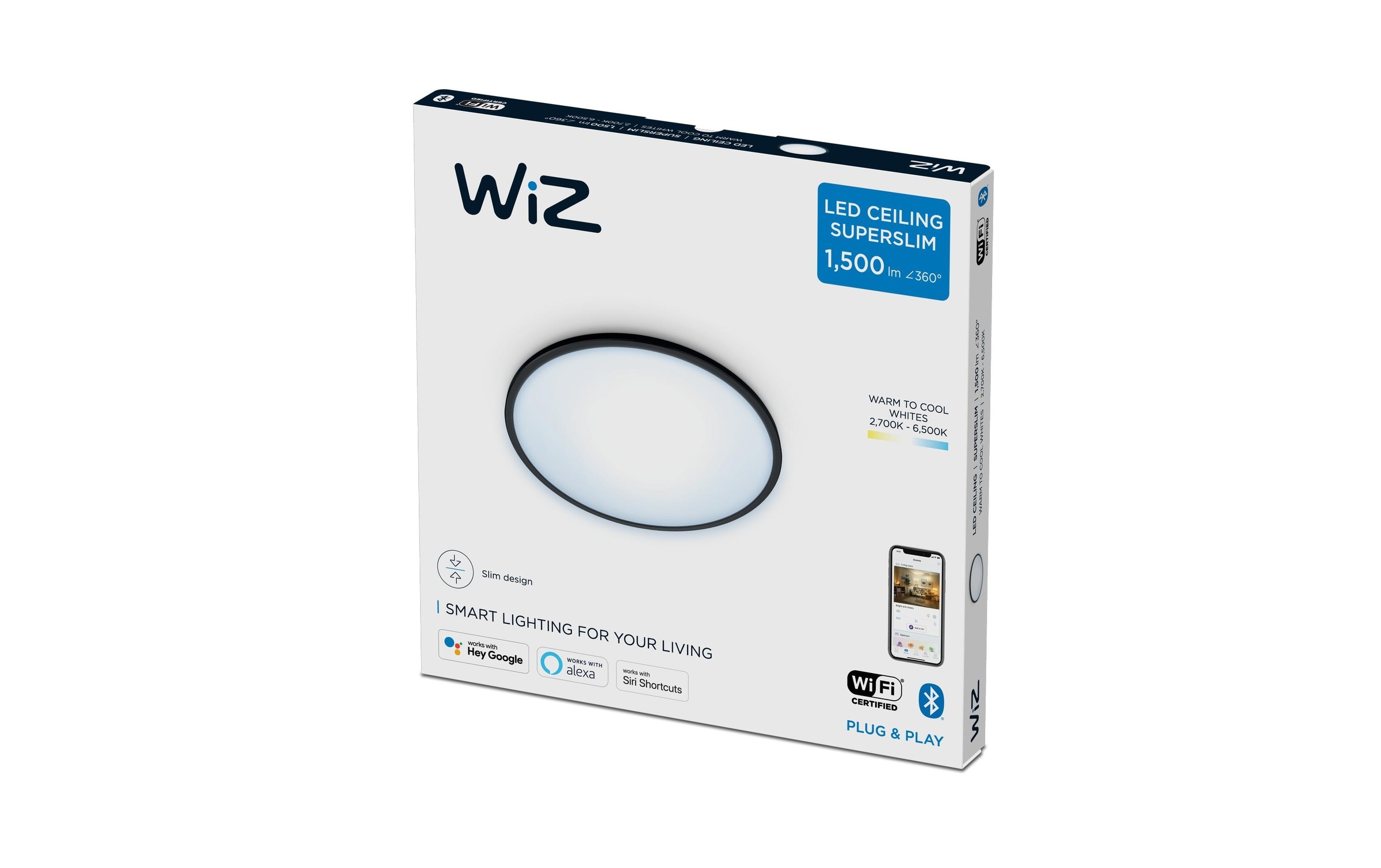 Deckenleuchte »WiZ Ceiling 16W B RD«, 1 flammig
