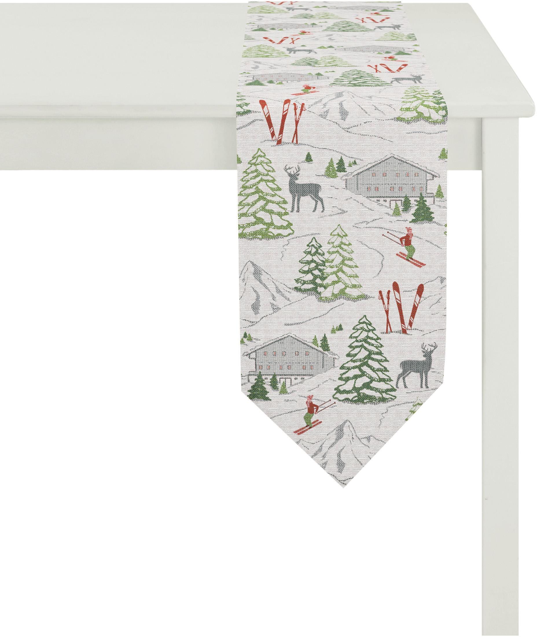 ❤ APELT Tischband »2503 Winterwelt, Shop im St.) (1 Jelmoli-Online Weihnachtsdeko«, Gobelin, bestellen