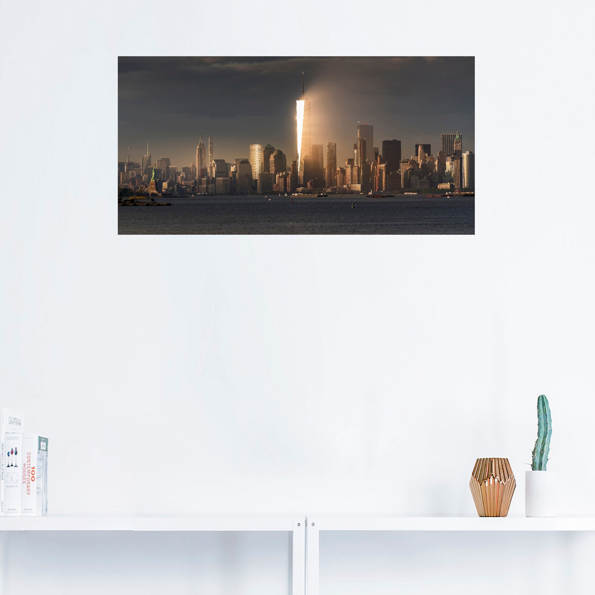 Artland Wandbild »New York Skyline I«, Amerika, (1 St.), als Alubild, Leinwandbild, Wandaufkleber oder Poster in versch. Grössen