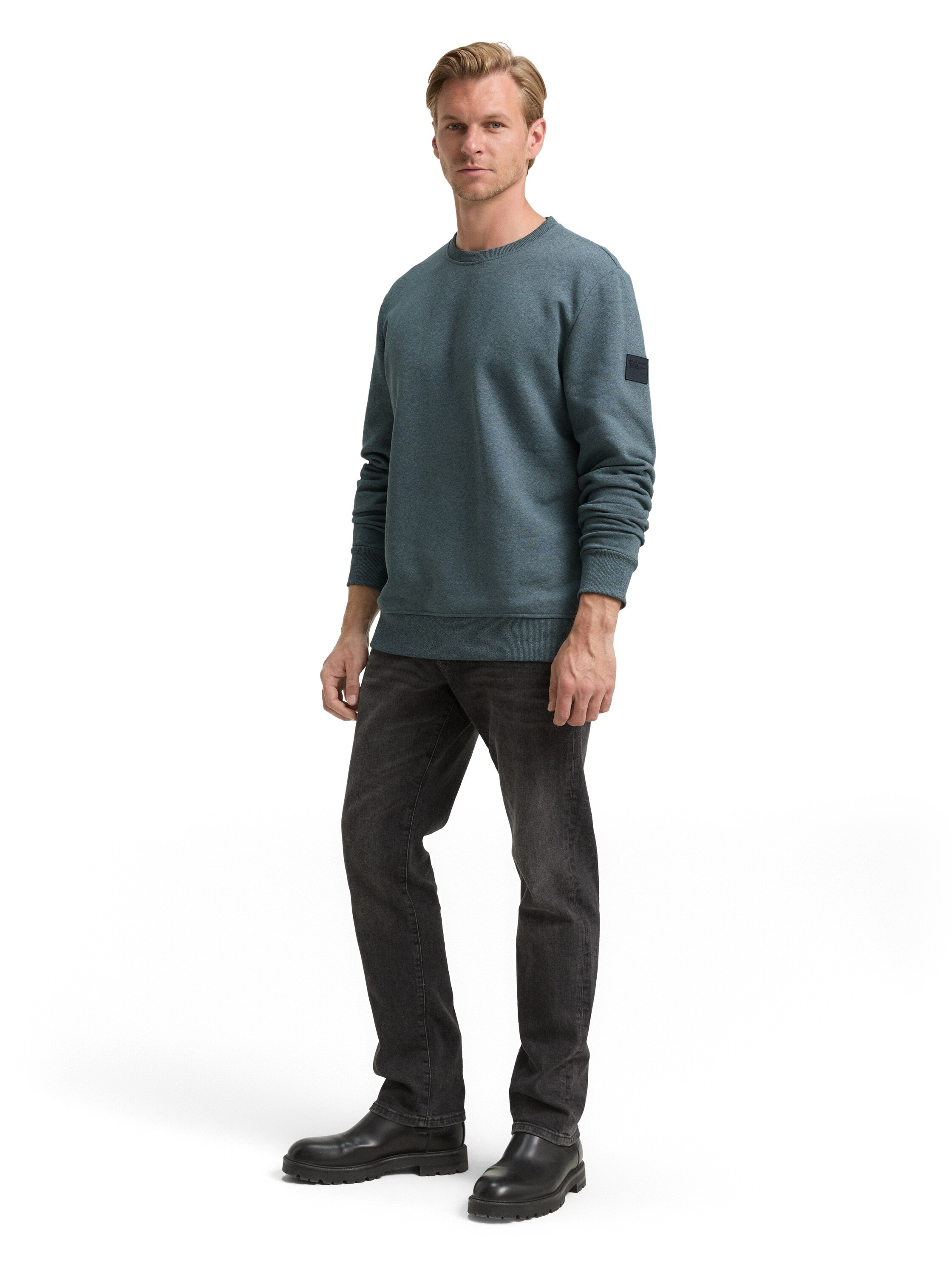 TOM TAILOR Sweatshirt, mit Logo Stickerei am Arm