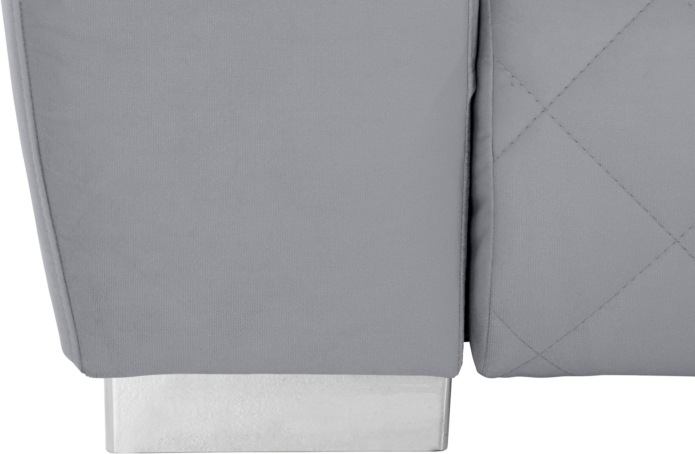 INOSIGN Ecksofa »Casa Mia L-Form«, inkl. Rücken- und Zierkissen, wahlweise mit Bettfunktion und -kasten