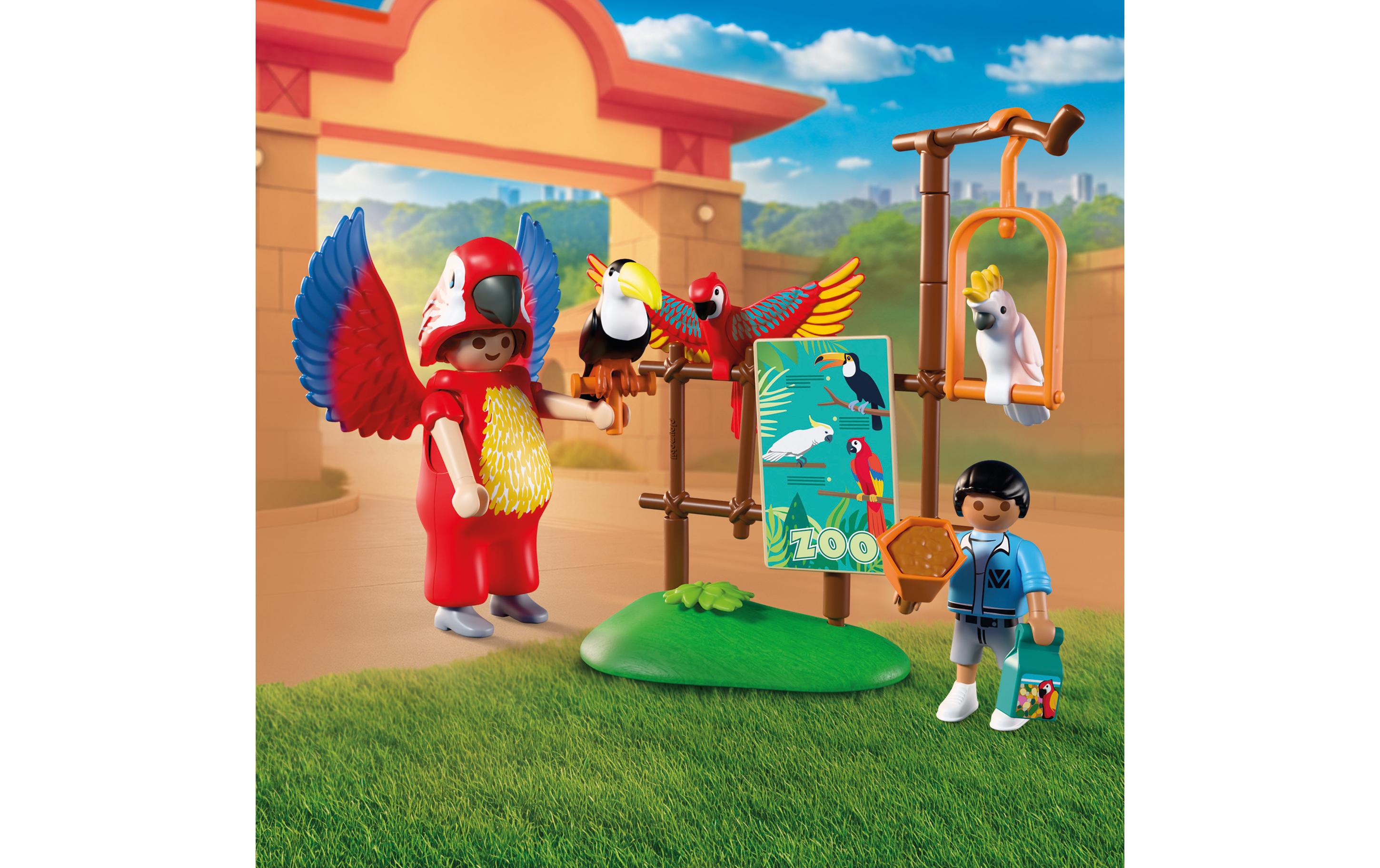 Playmobil Konstruktions-Spielset "Zoo: Maskottchen (72074), Animals & Friends"