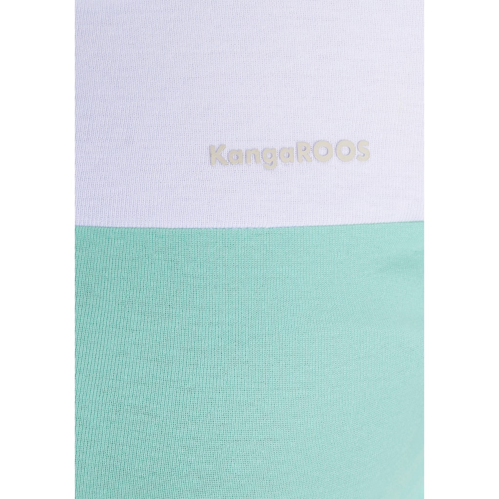 KangaROOS Longsleeve, im trendingen Colourblocking-Mix