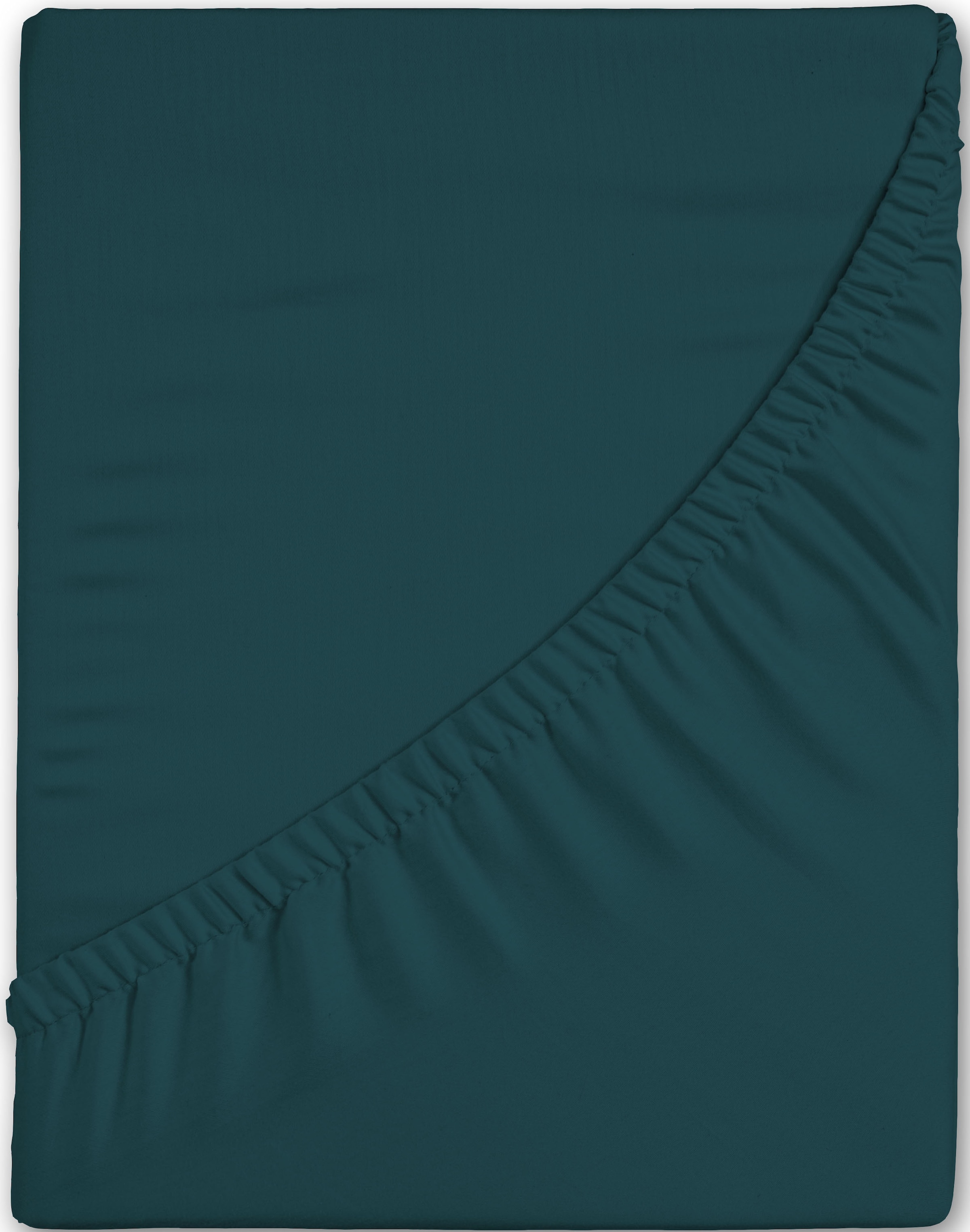 good morning Spannbettlaken »Jersey Spannbettlaken«, 100% Baumwolle, Jersey, Rundumgummi, bis 25 cm höhe, 90/100x200, Weiss