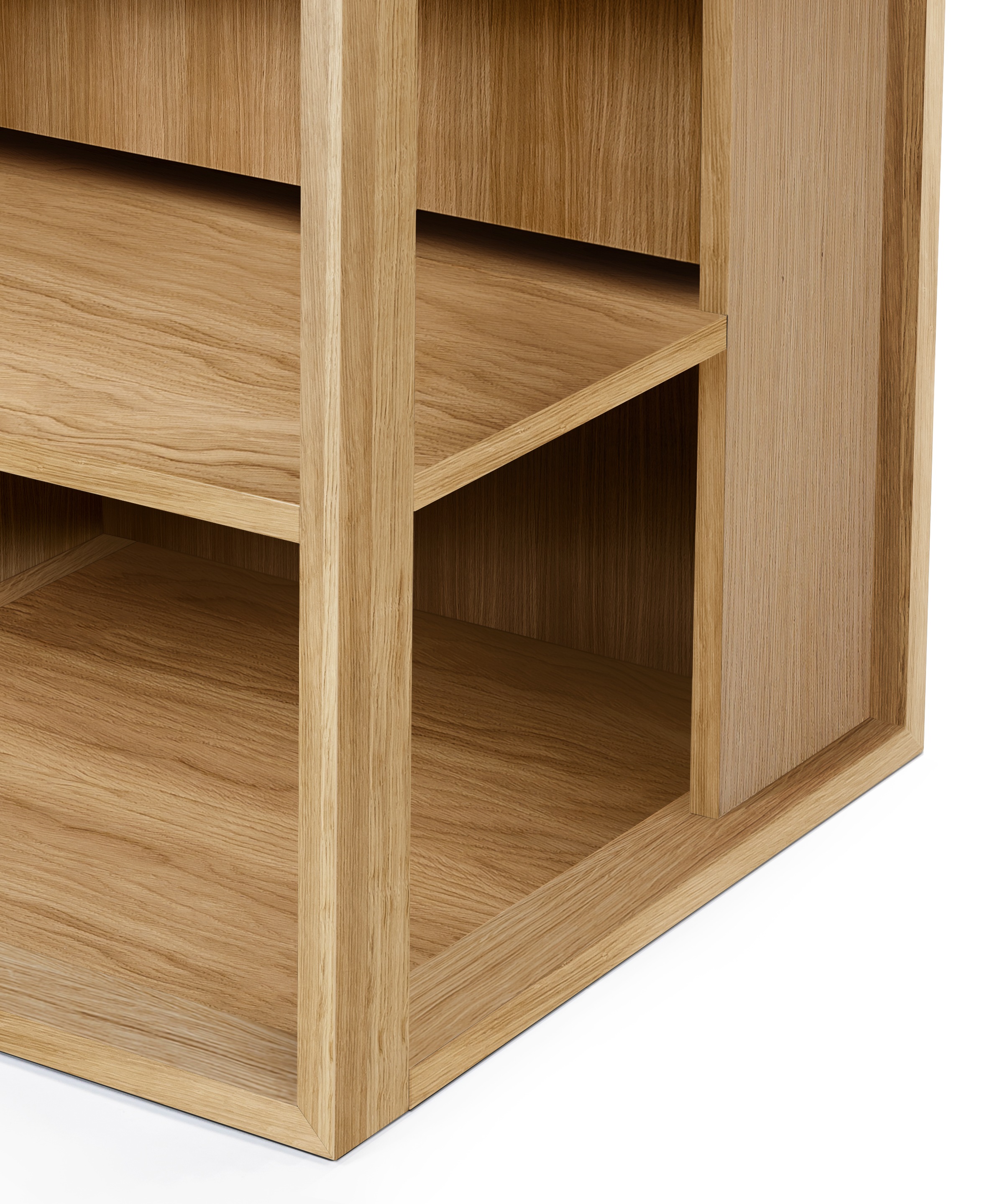 Woodman Couchtisch »Cube«, Holzfurnier aus Eiche, FSC®-zertifiziert