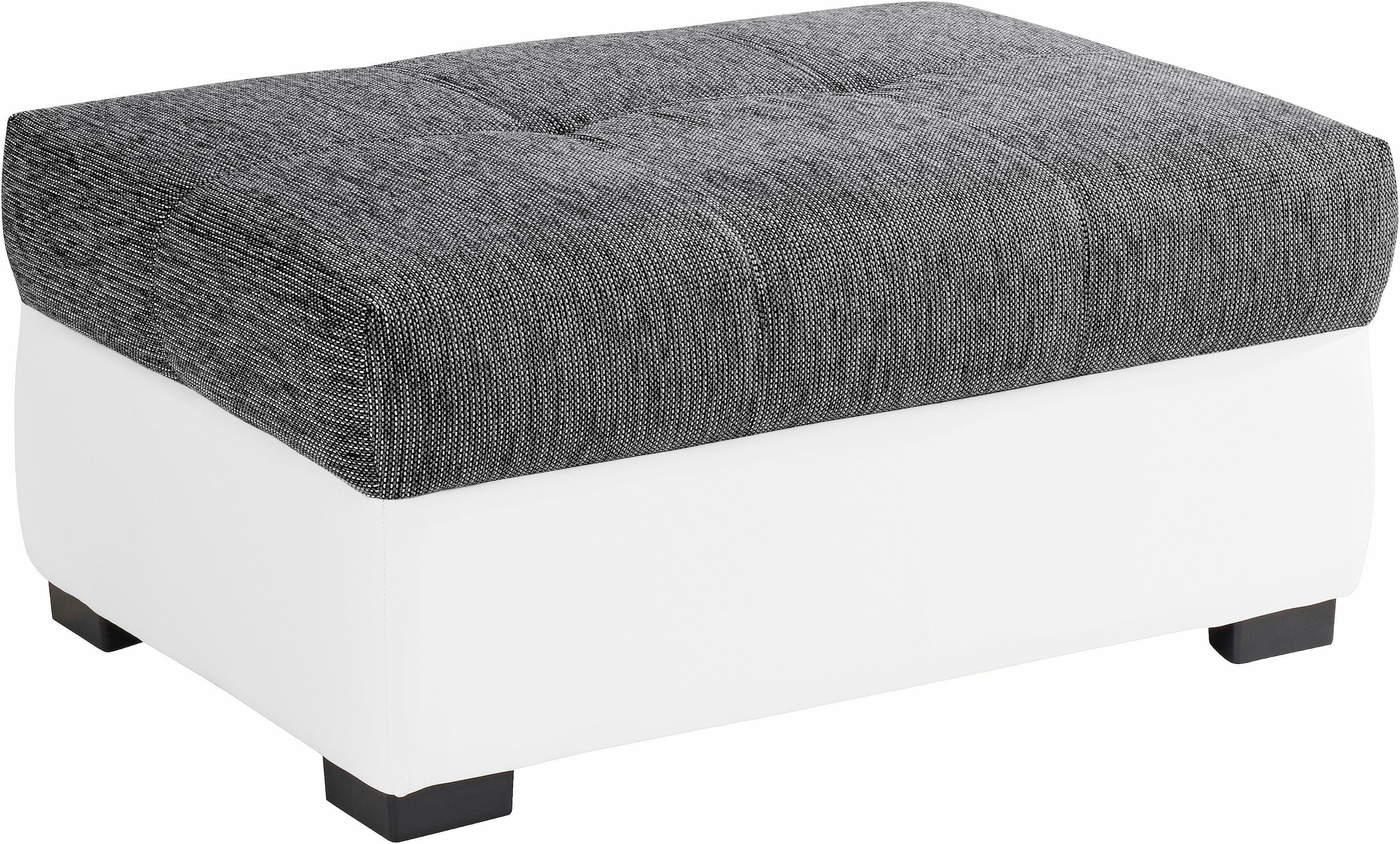 COTTA Polstergarnitur »Speedway U-Form«, (Set), Set bestehend aus: Wohnlandschaft mit Kopfteilverstellung & Hocker