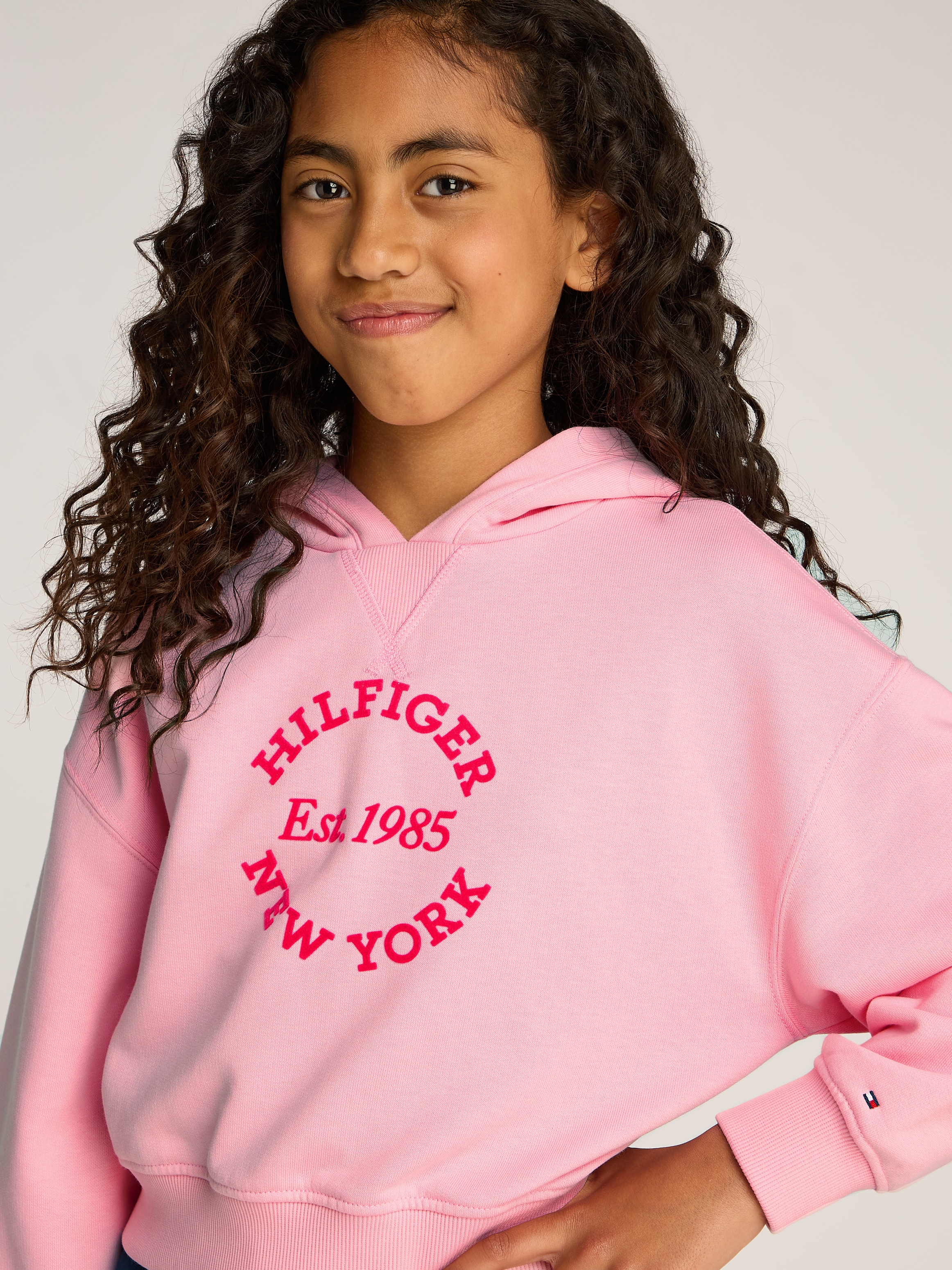Tommy Hilfiger Hoodie »HILFIGER NEW YORK HOODIE«, mit grossem Logodruck