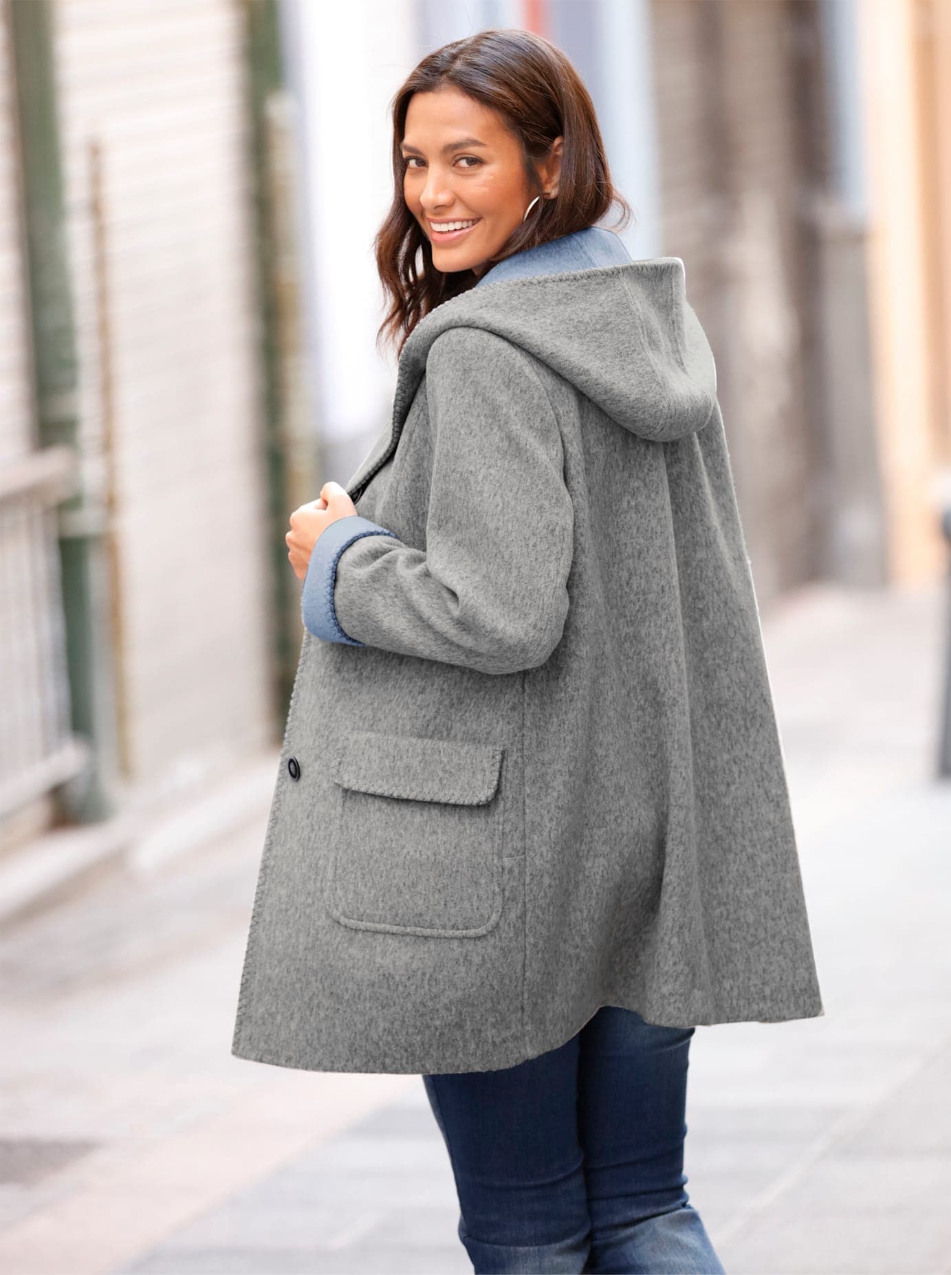 Casual Looks Anorak, mit Kapuze