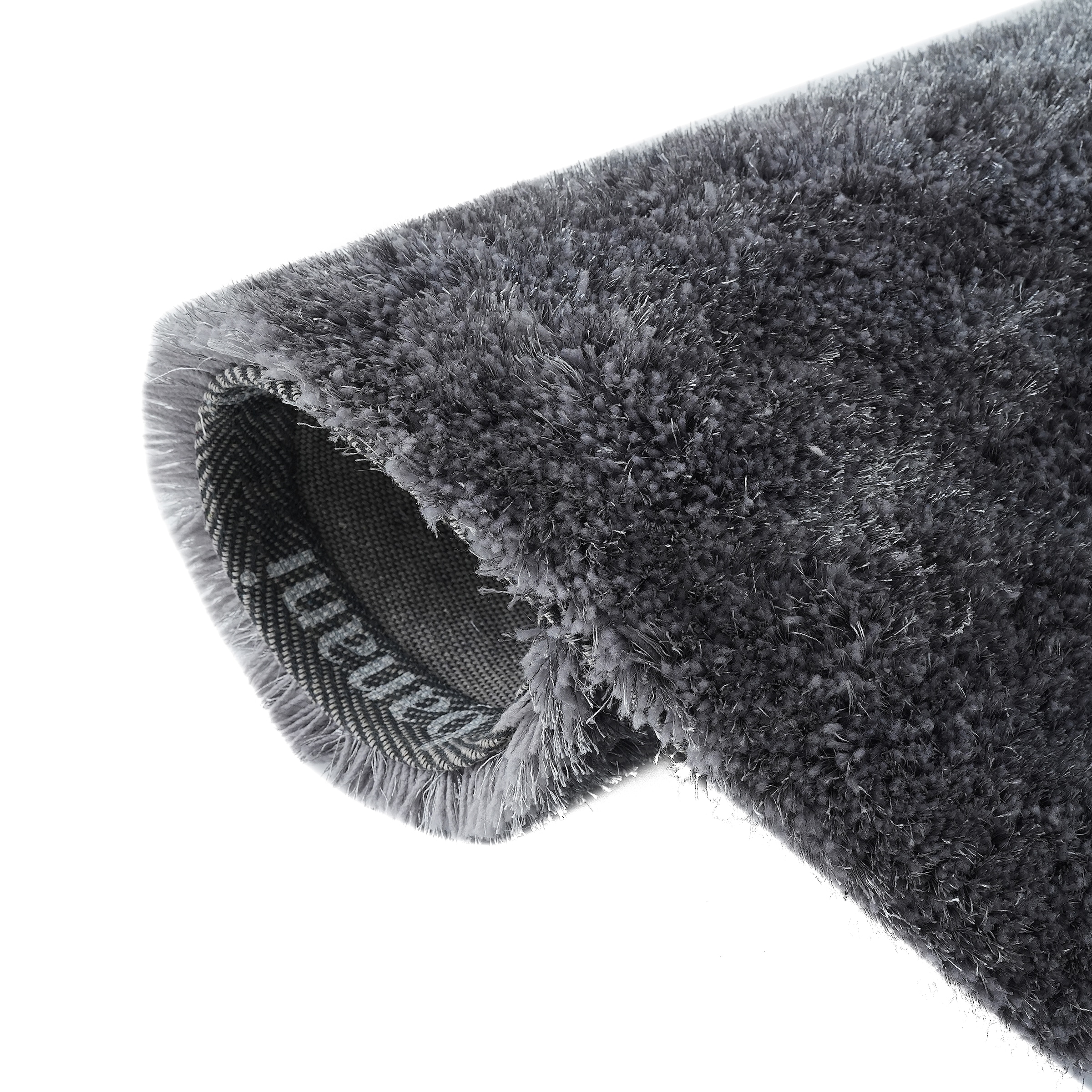 Bruno Banani Hochflor-Teppich »Dana Teppich, Kundenliebling«, rund, 30 mm Höhe, unifarben, Mikrofaser Teppiche, Wohnzimmer, Schlafzimmer, Esszimmer