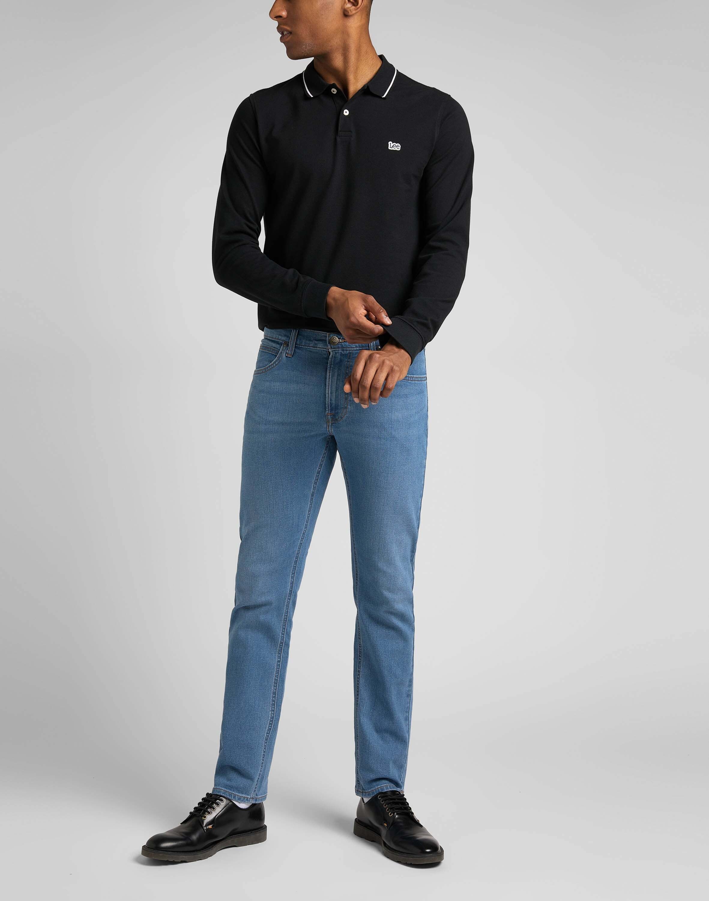 Lee® Langarm-Poloshirt »LEE Poloshirt Pique«