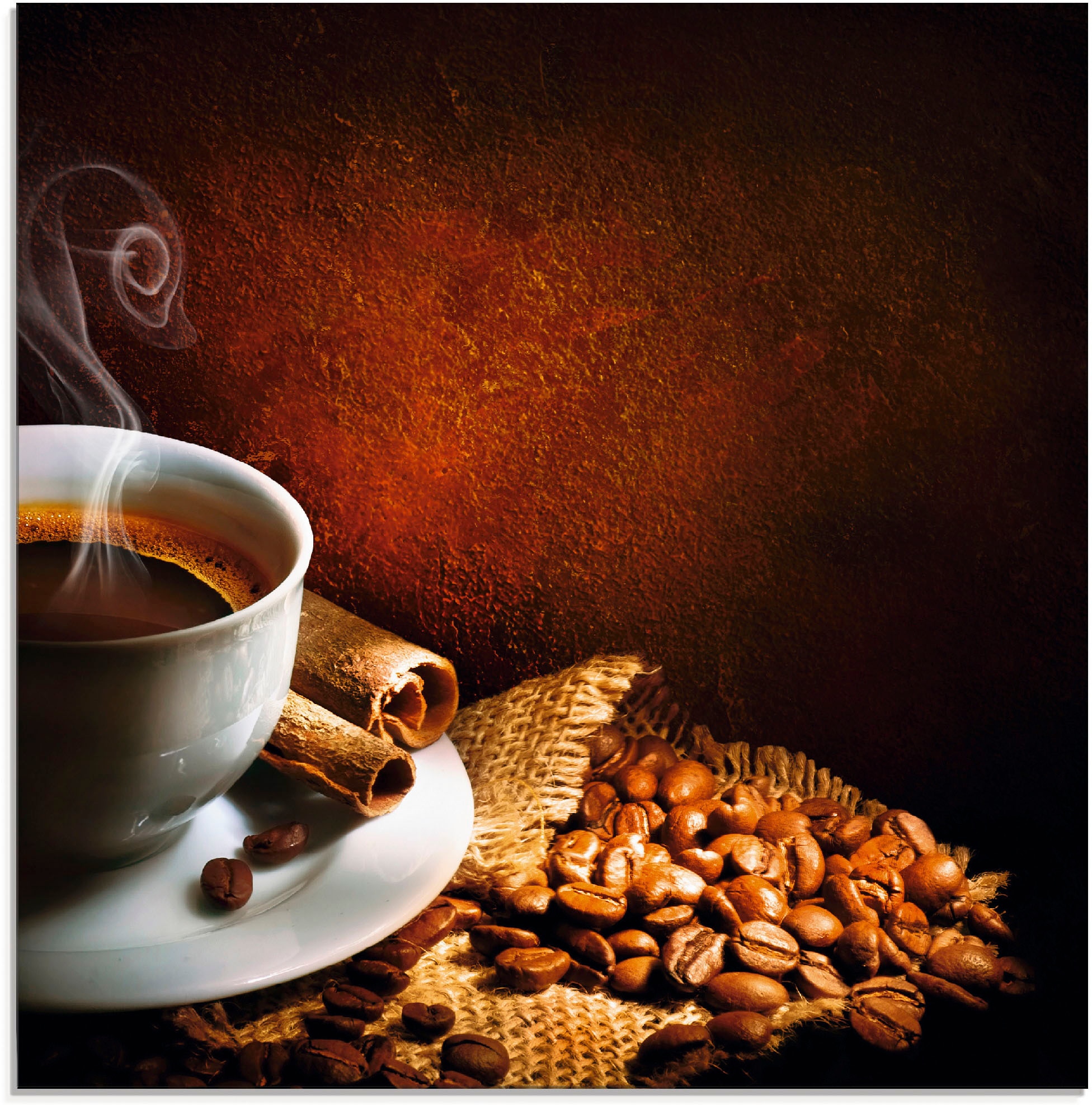 Artland Glasbild »Kaffee«, Getränke, (1 St.), in verschiedenen Grössen