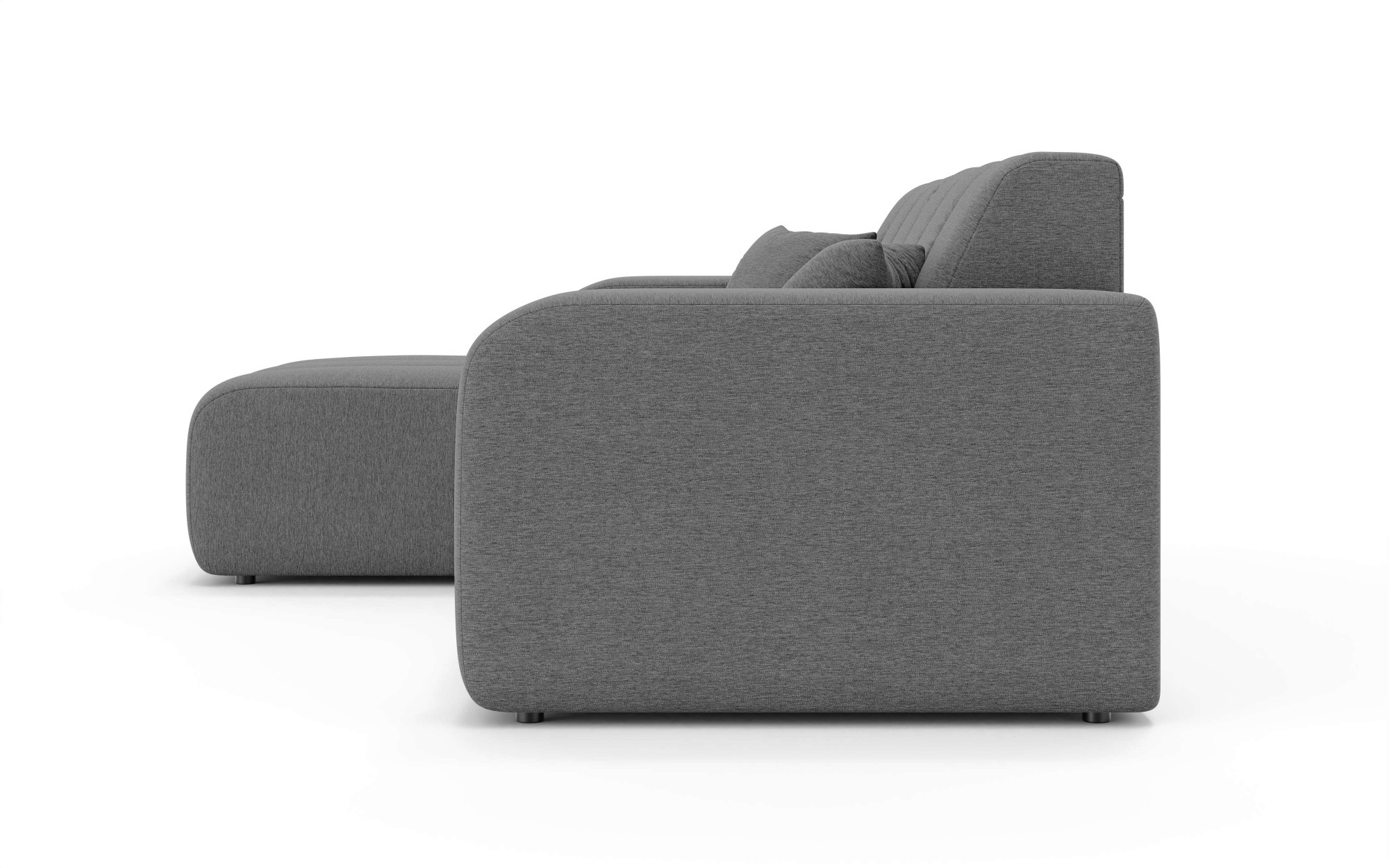 INOSIGN Ecksofa »CASSY L-Form, Schlafsofa mit Bettkasten, Masse B/T/H: 245/165/88 cm«, mit 2 Rückenkissen, Recamiere rechts oder links bestellbar