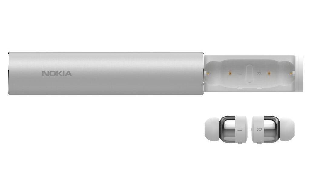 Nokia wireless In-Ear-Kopfhörer »Nokia Earbuds, silberfarben«, True Wireless