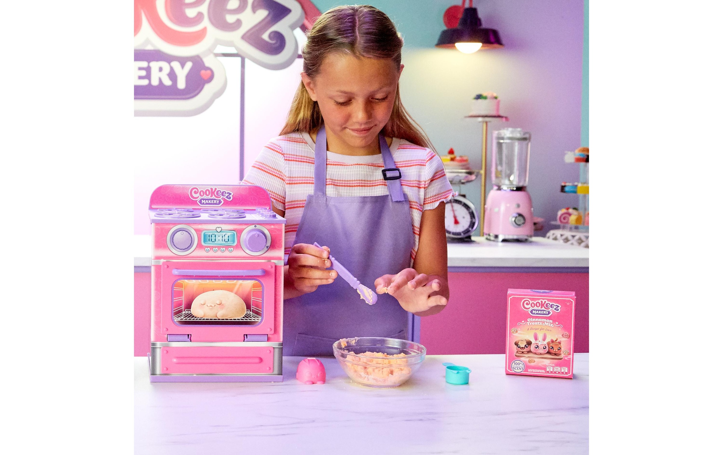 Moose Plüschfigur »Cookeez Makery Ofen aqua Zimt assortiert«