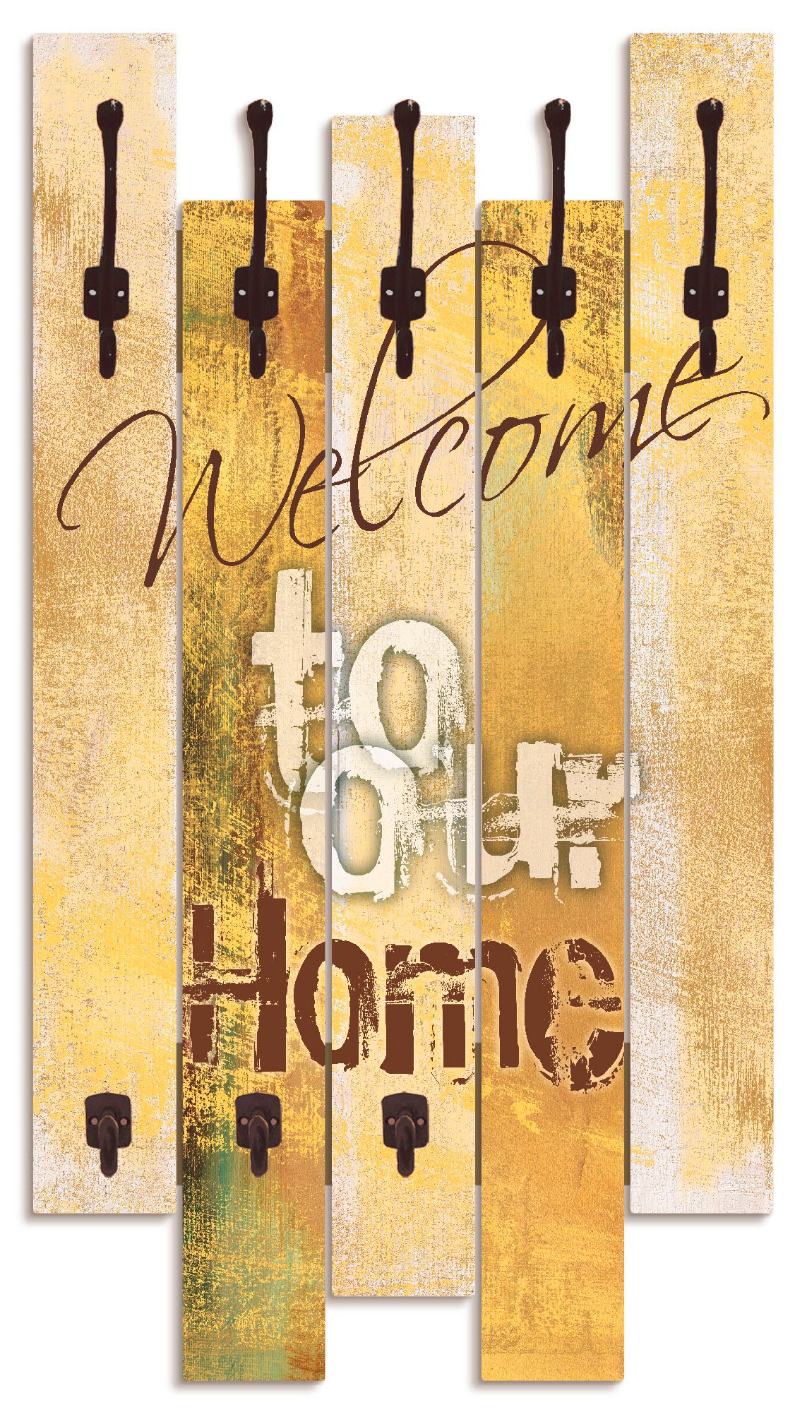 Artland Garderobenleiste »Willkommen in Zuhause«, online teilmontiert Jelmoli-Versand unserem | kaufen