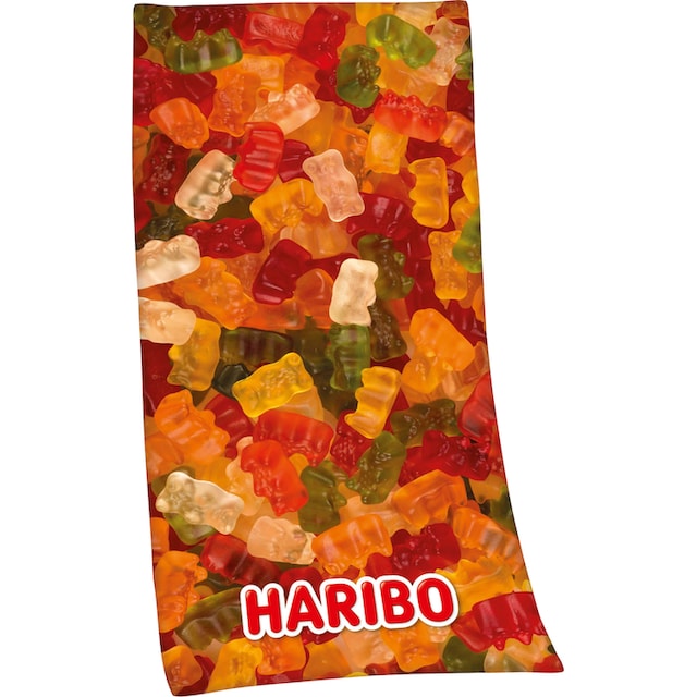 HARIBO Badetuch »Haribo Goldfarbenbären«, (1 St.), hochfarbig bedruckt  online shoppen | Jelmoli-Versand