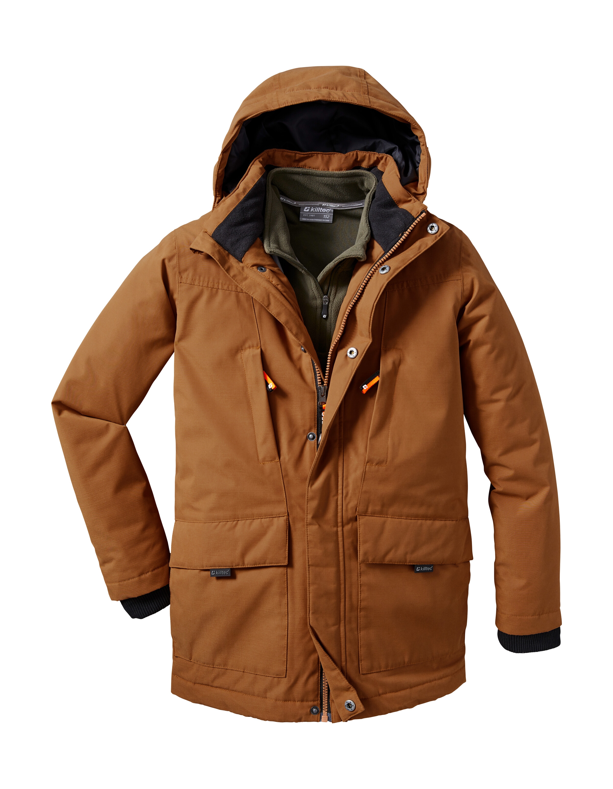 Killtec Parka »KOW 378 BYS PRK«, Wind- und wasserdichter Kinderparka, atmungsaktiv