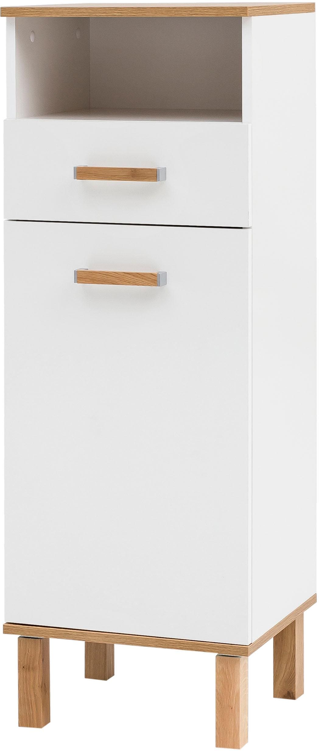 online Schildmeyer cm, verstellbarer 60 »Palermo«, | shoppen Jelmoli-Versand Schubkästen Breite 2 Midischrank Einlegeboden, Metallgriffe,