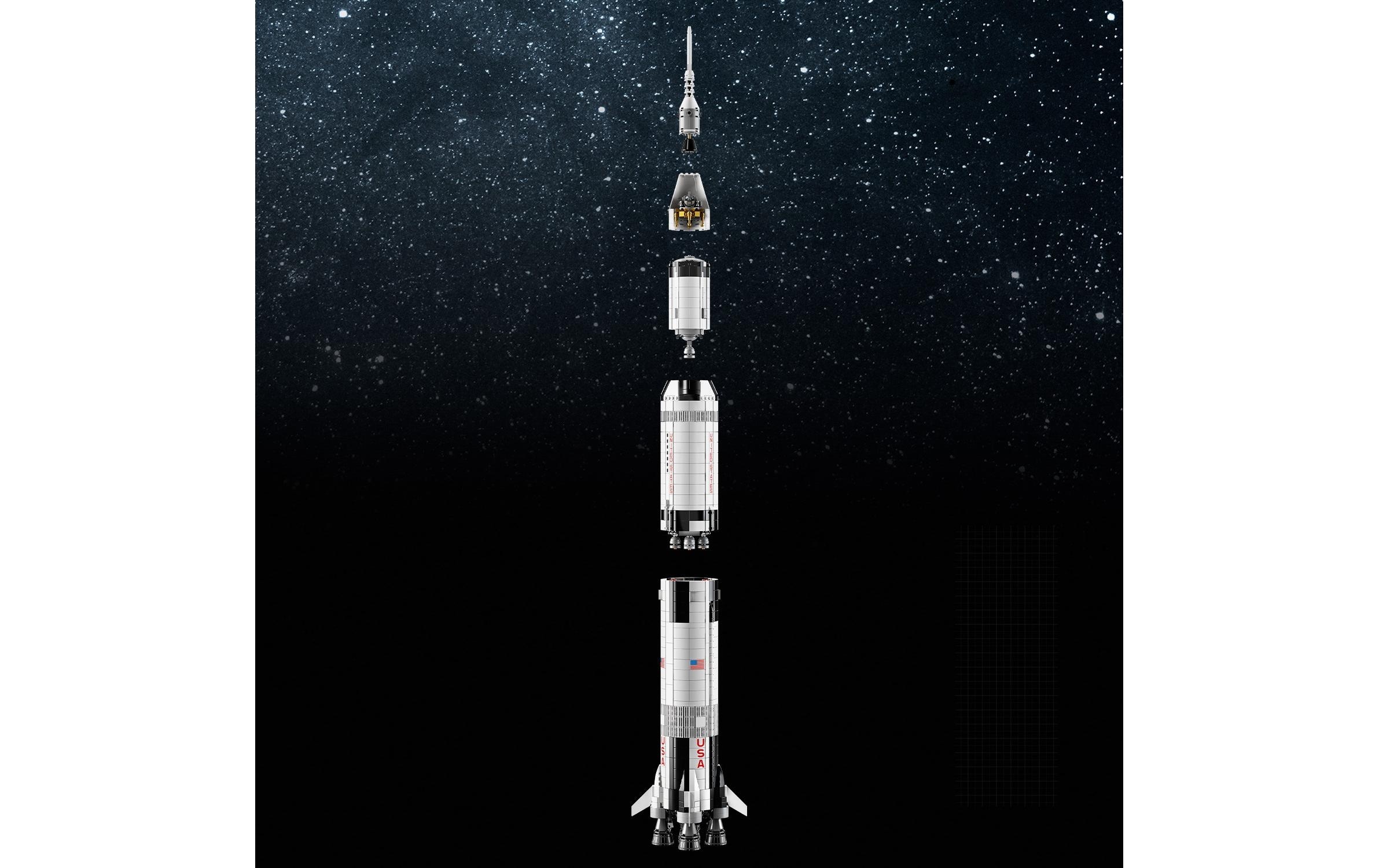 LEGO® Spielbausteine »NASA Apollo Saturn V 92«, (1969 St.)