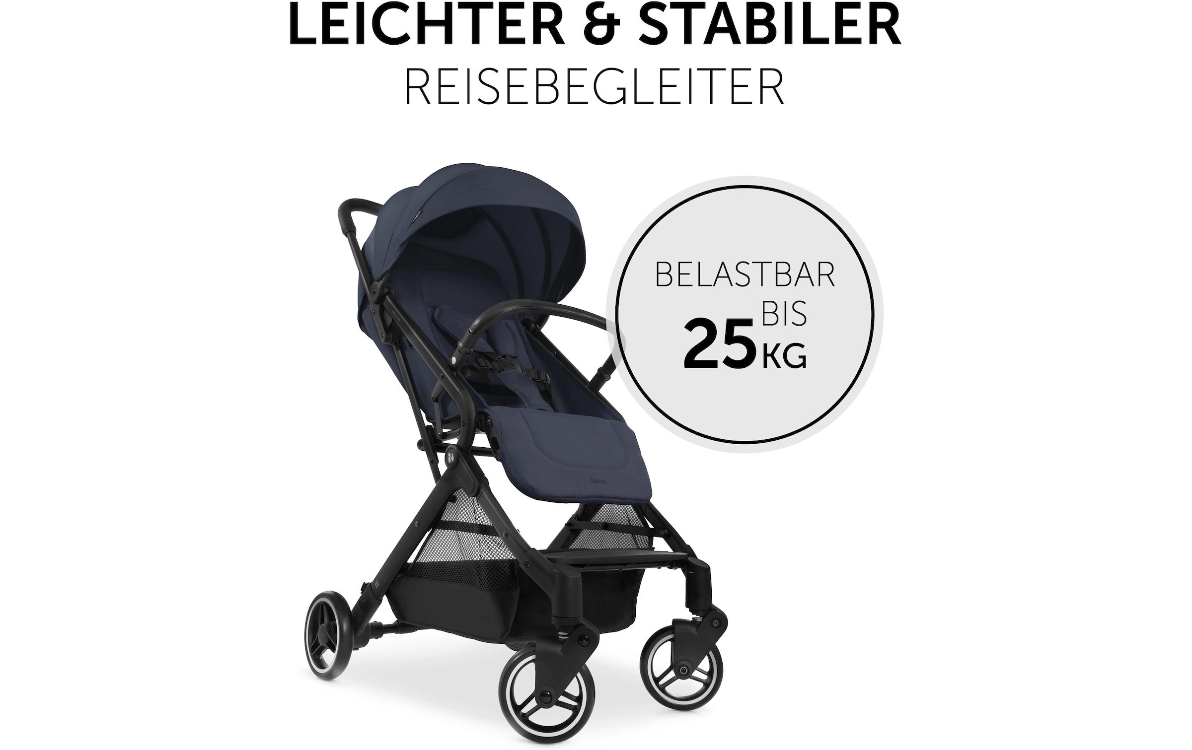 Hauck Kinder-Buggy »Travel N Care Plus Dark Navy Blue«, 25 kg
