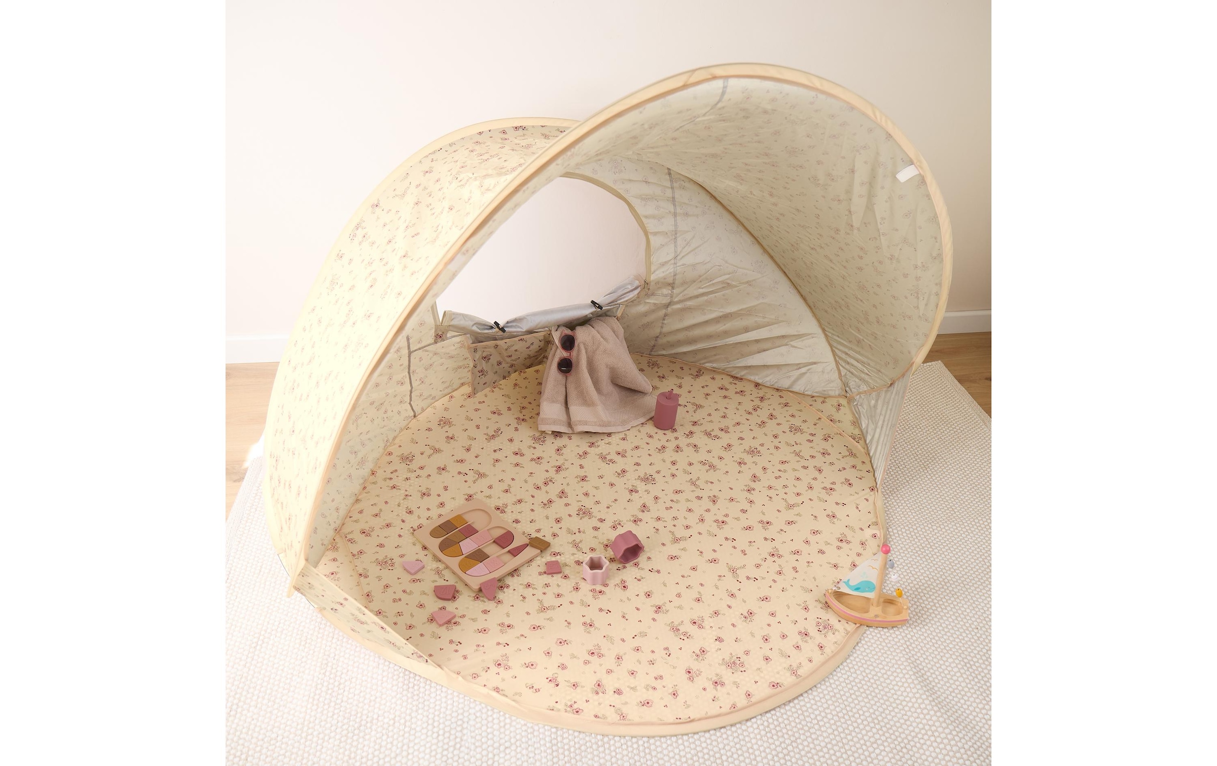 BIECO Spielzelt »Vintage Flowers mit UV-Schutz«