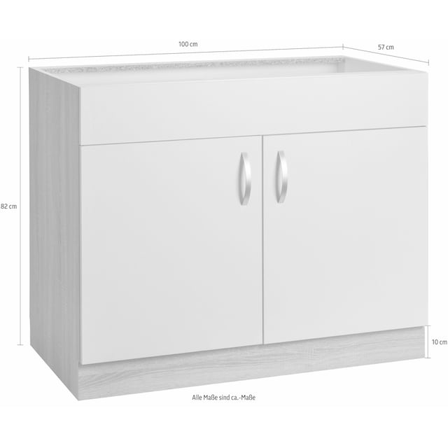 wiho Küchen Spülenschrank »Flexi«, Breite 100 cm online kaufen |  Jelmoli-Versand