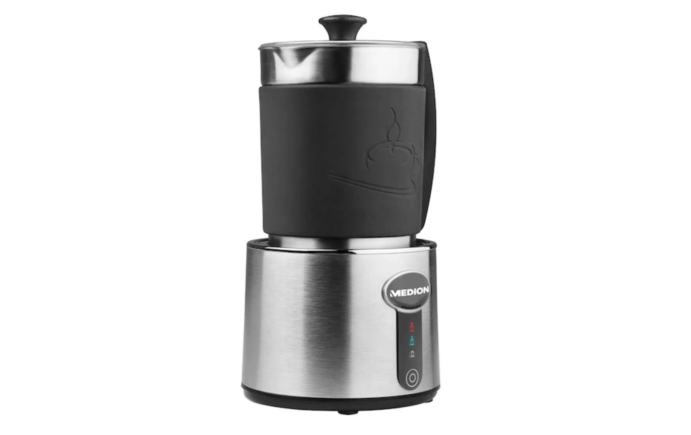 Medion® Milchaufschäumer »MD 18286 Silberfarben/Schwarz«