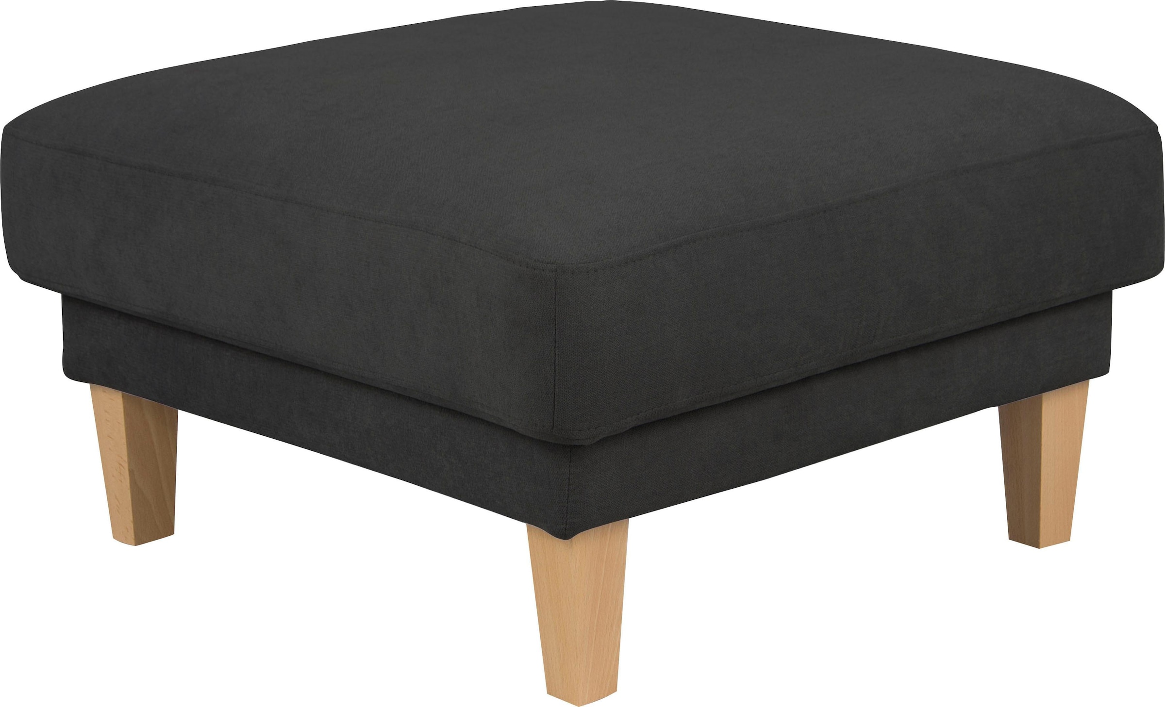 Home affaire Polsterhocker »TRIPLO passend zur Serie, Masse B/T/H: 82/72/46 cm«, mit Wellenunterfederung, in hochwertiger Verarbeitung