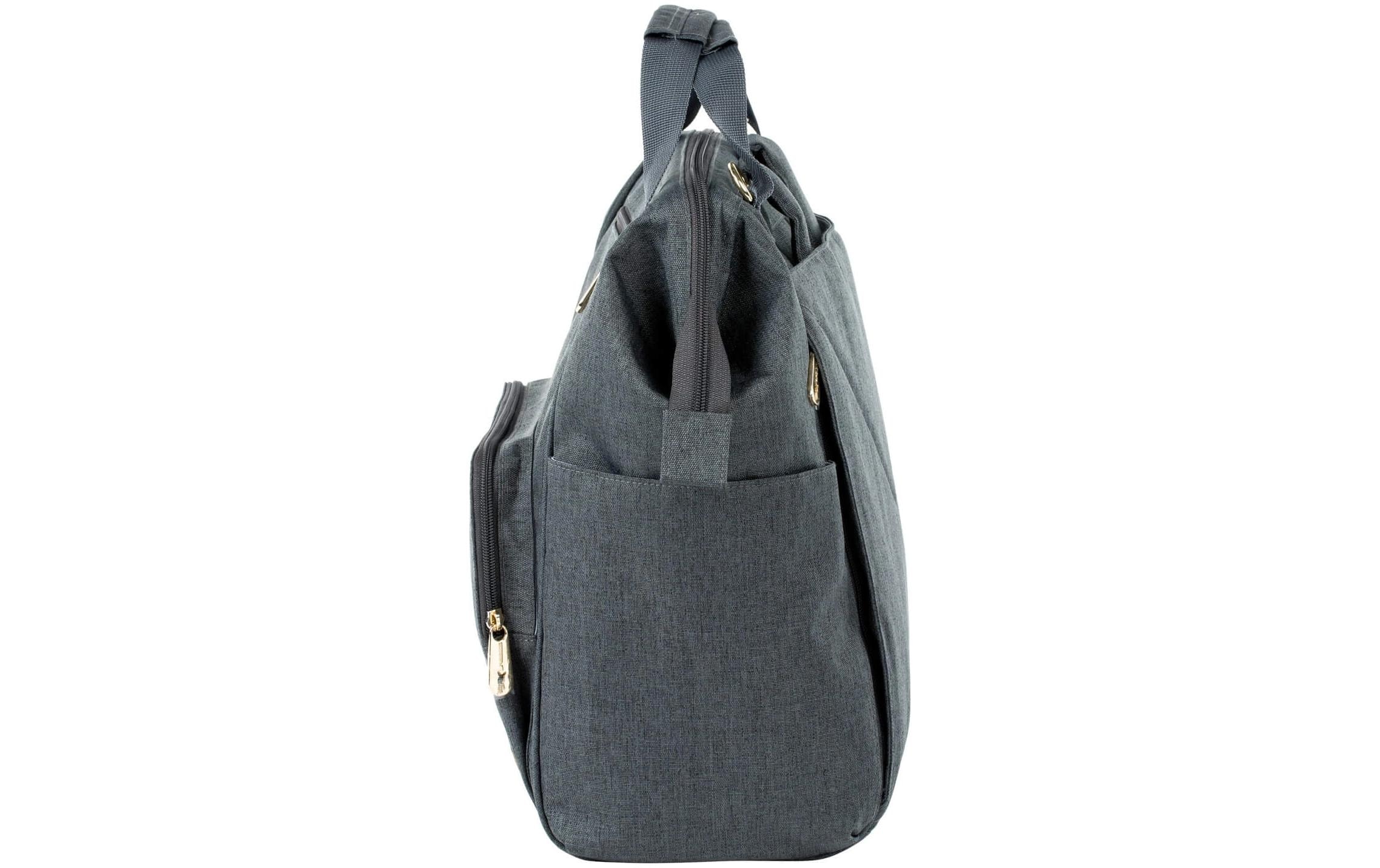 LÄSSIG Wickelrucksack »Glam Goldfarbenie Anthracite«