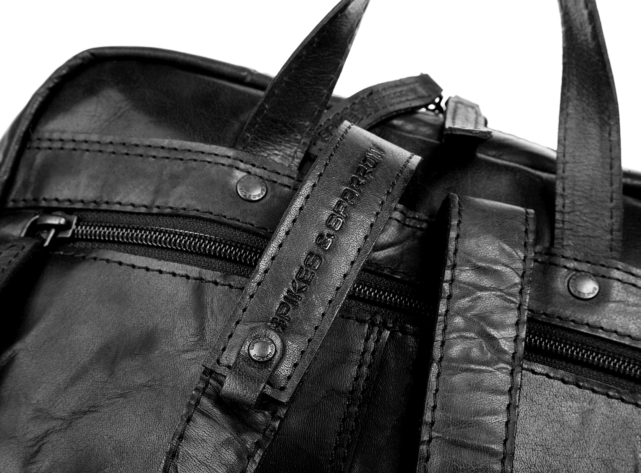 Spikes & Sparrow Laptoprucksack, echt Leder