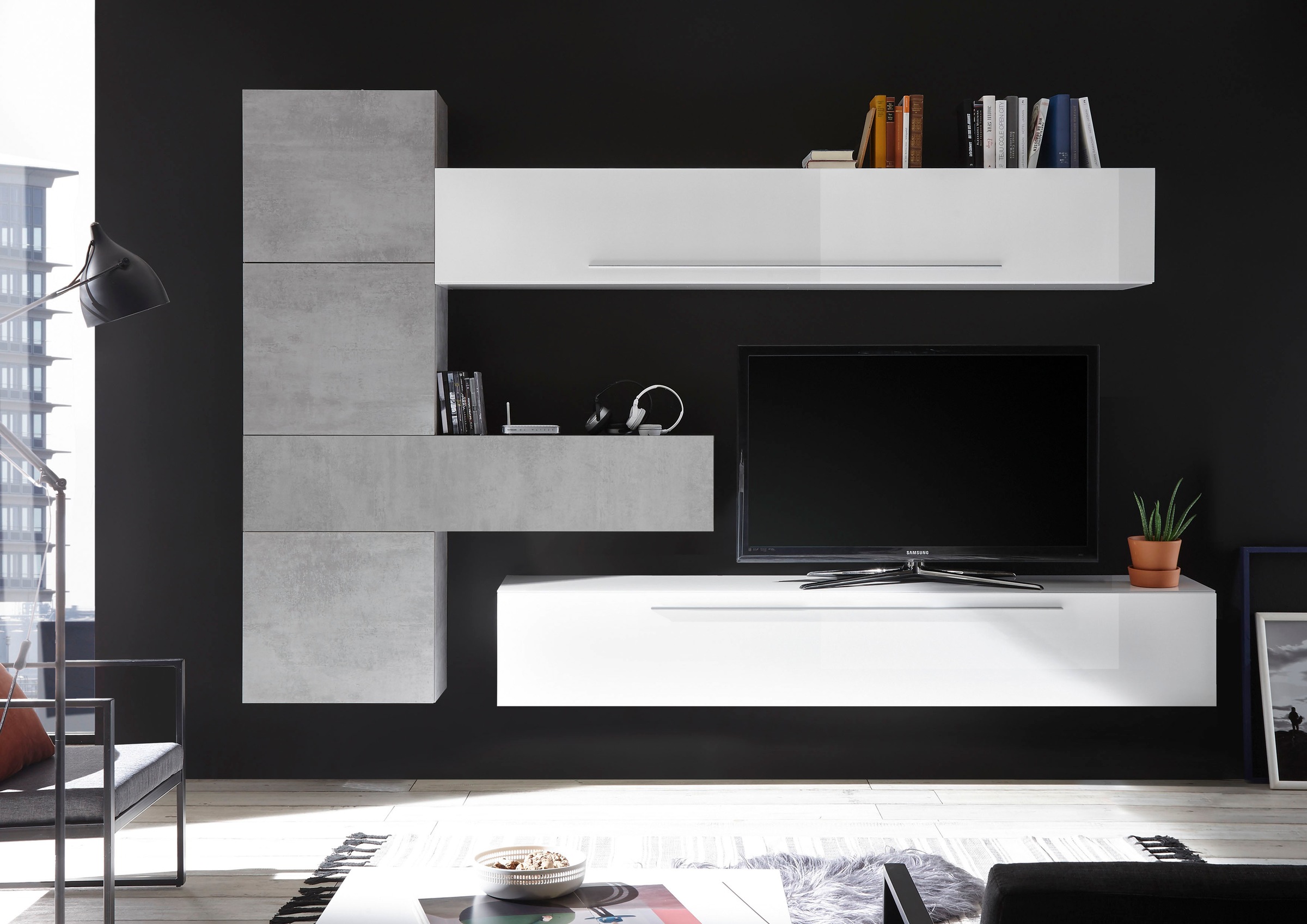 LC Wohnwand »Line/cube«, (Set, 6 St.) kaufen