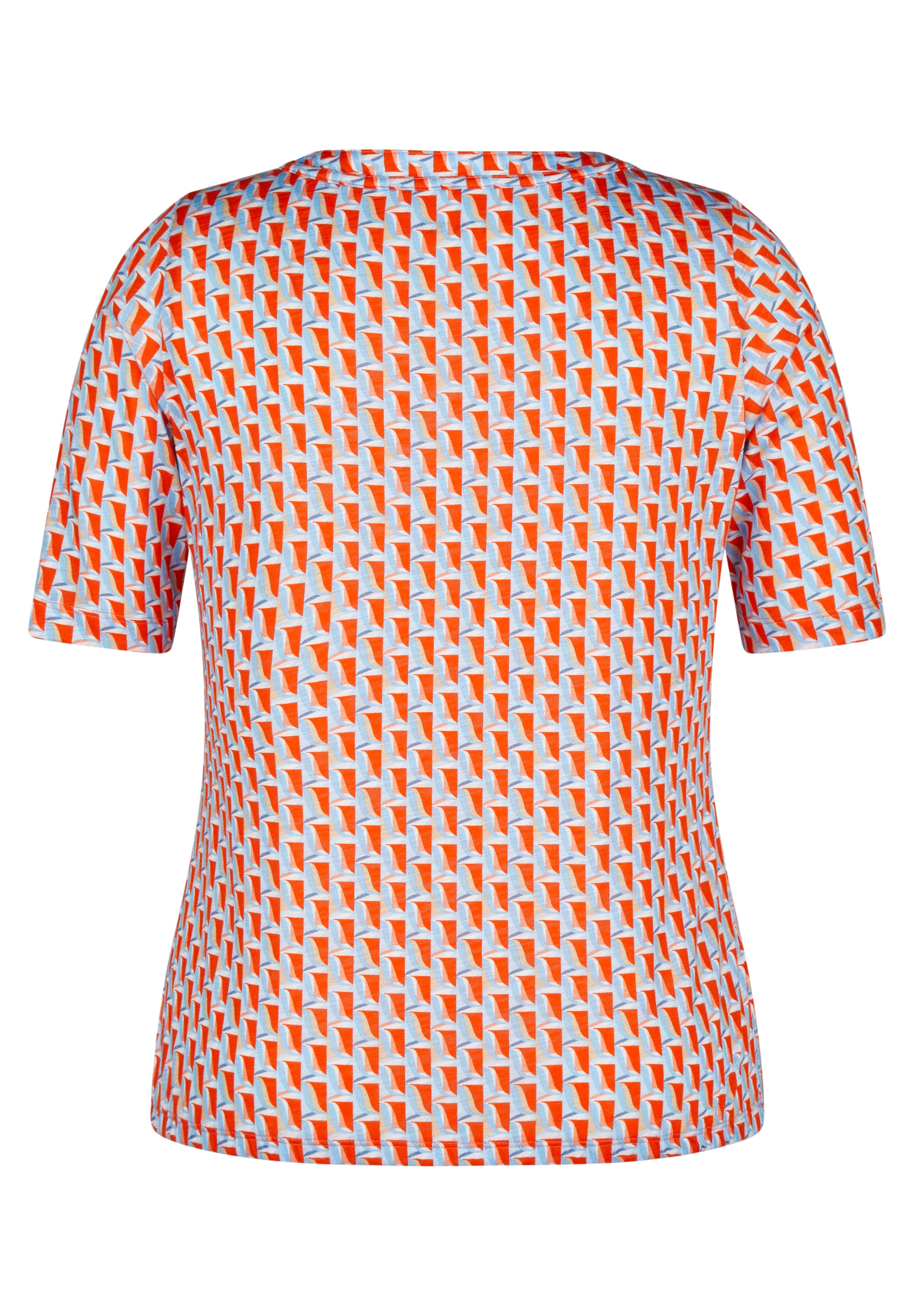 Rabe Rundhalsshirt, mit grafischem Muster