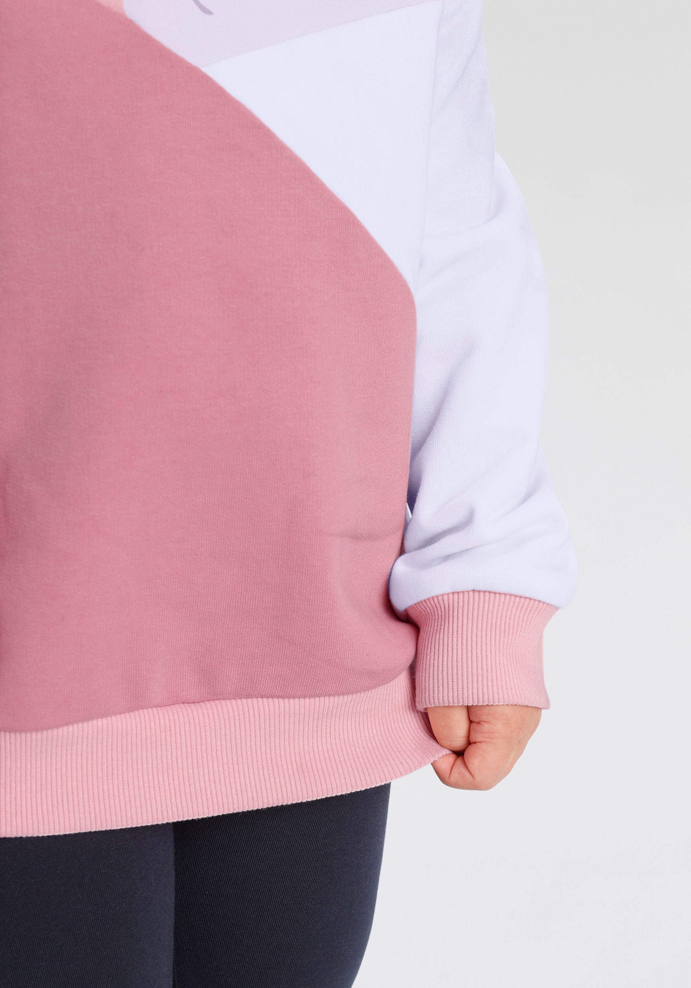KangaROOS Sweatshirt »Kleine Mädchen«, Langarm, hüftlang, lockere Passform, mit Logodruck