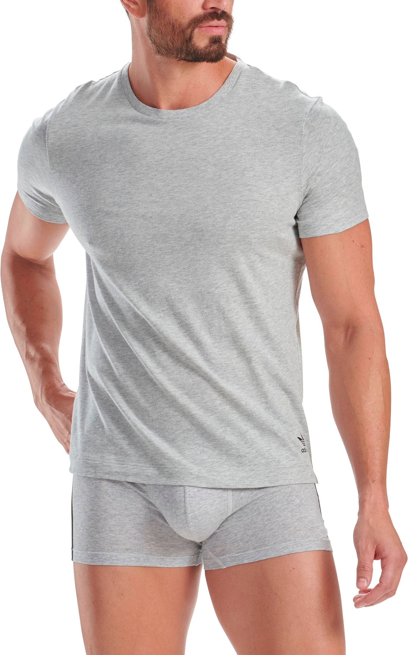 adidas Originals Unterhemd »Comfort Core Cotton«, (2er Pack), mit Rundhalsausschnitt